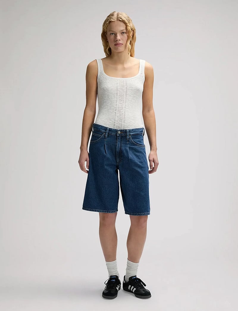 Lee Jeans - DRAPEY JORT - jeansshorts - overt wash - 3