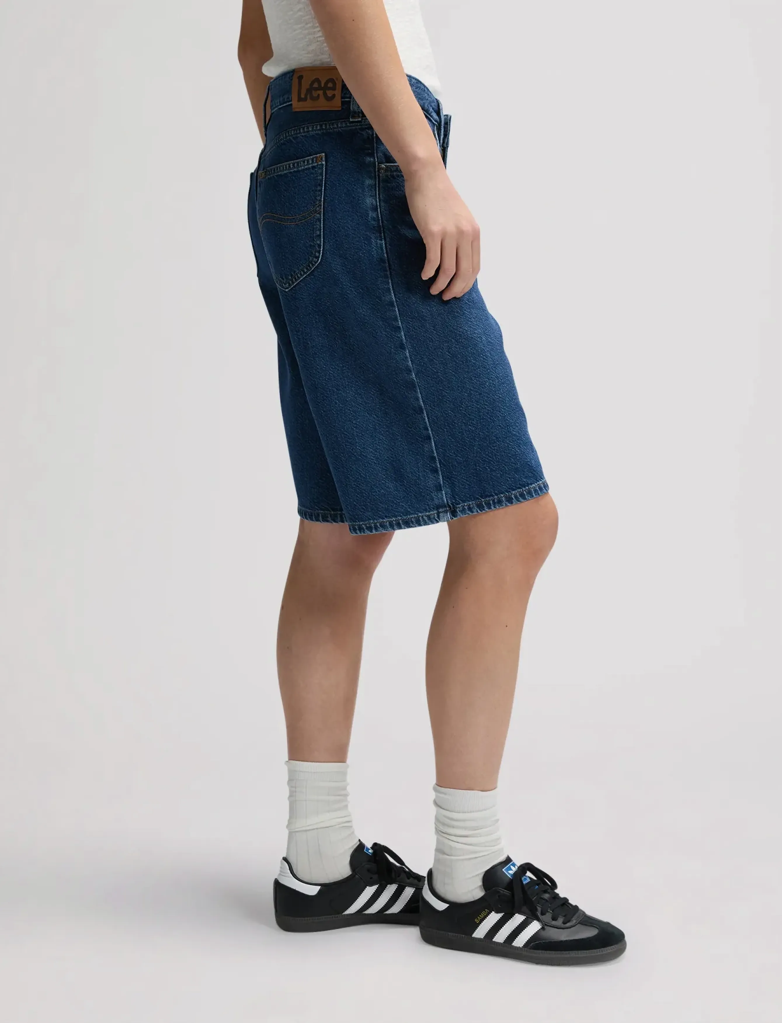 Lee Jeans - DRAPEY JORT - bermudashorts - overt wash - 4
