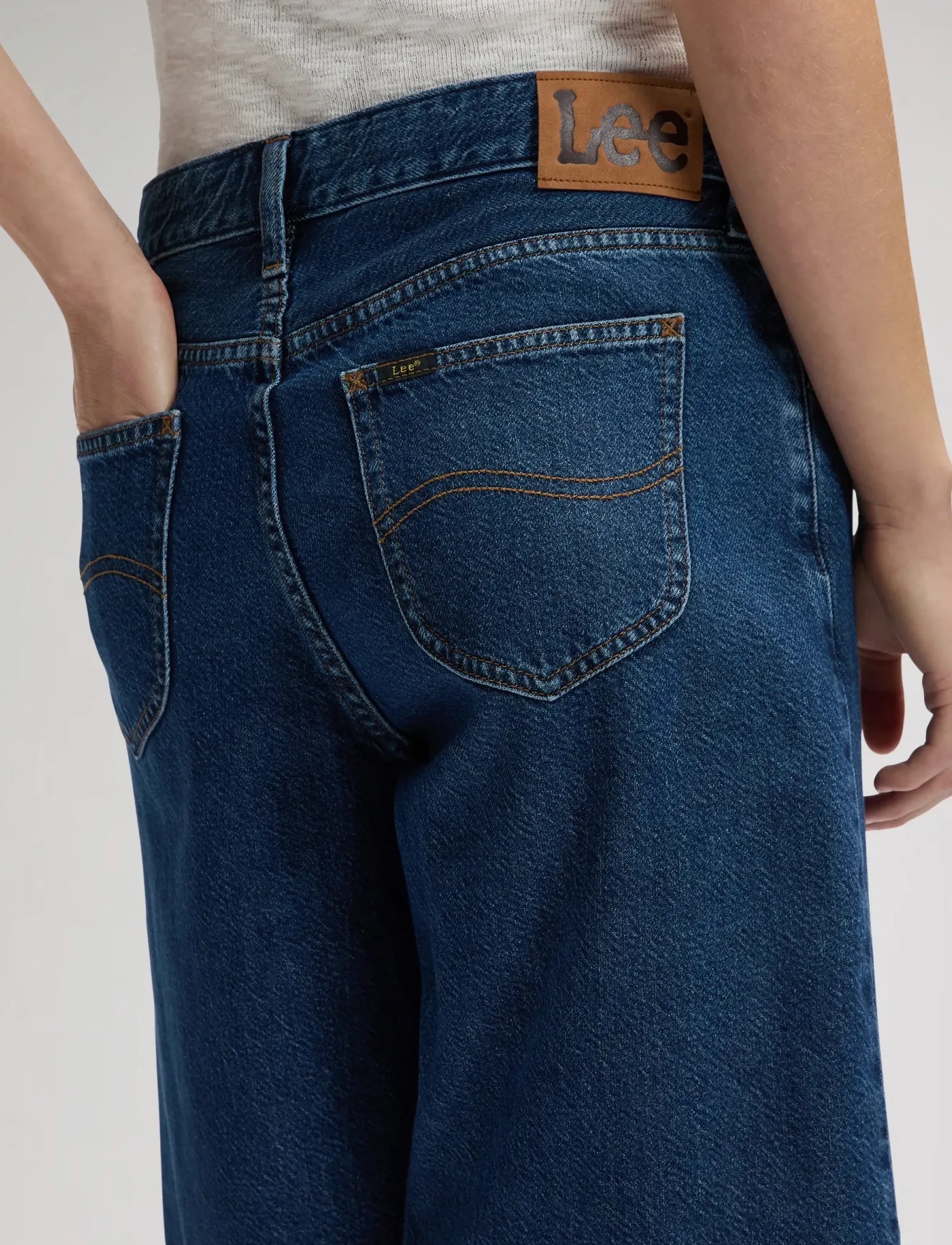 Lee Jeans - DRAPEY JORT - bermudashorts - overt wash - 5