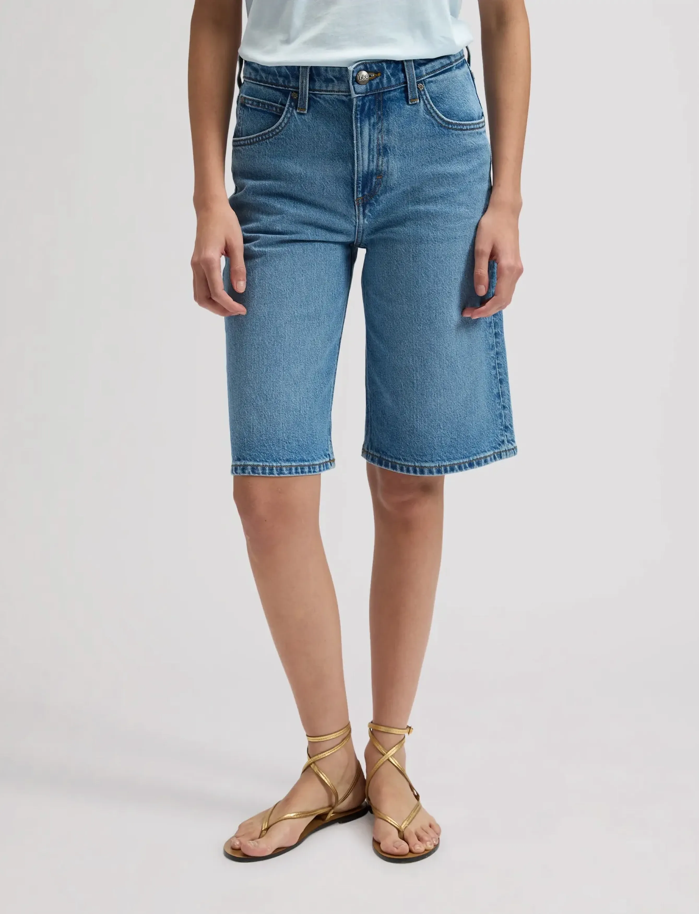 Lee Jeans JORT - Vaatteet - TINTED BLUE / blue