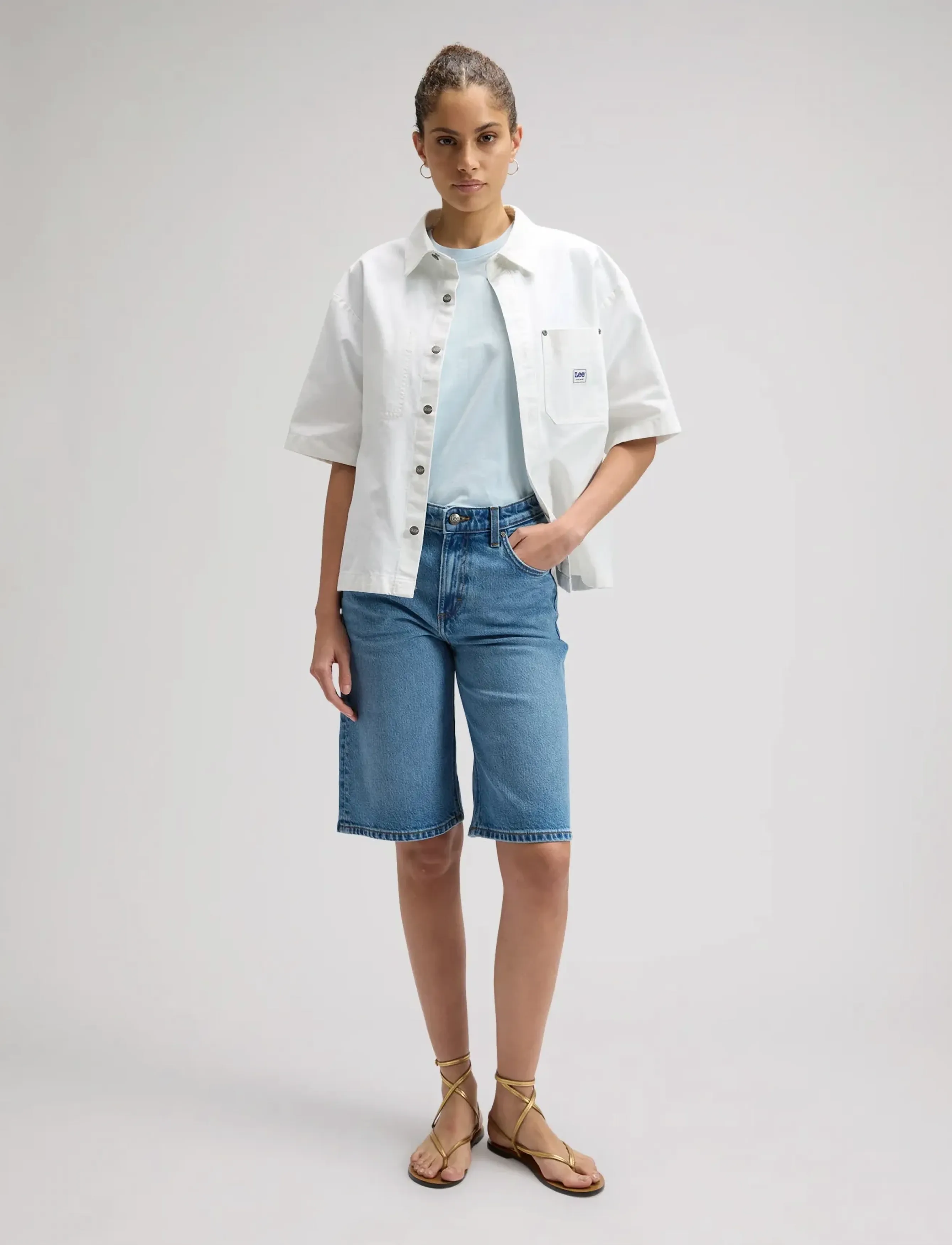 Lee Jeans - JORT - shorts - tinted blue - 3