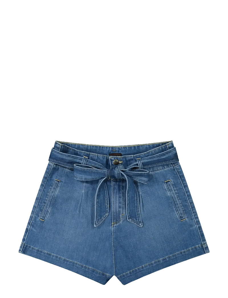 Lee Jeans - SHORT WITH BOW - paperbag shorts - full bloom - 1