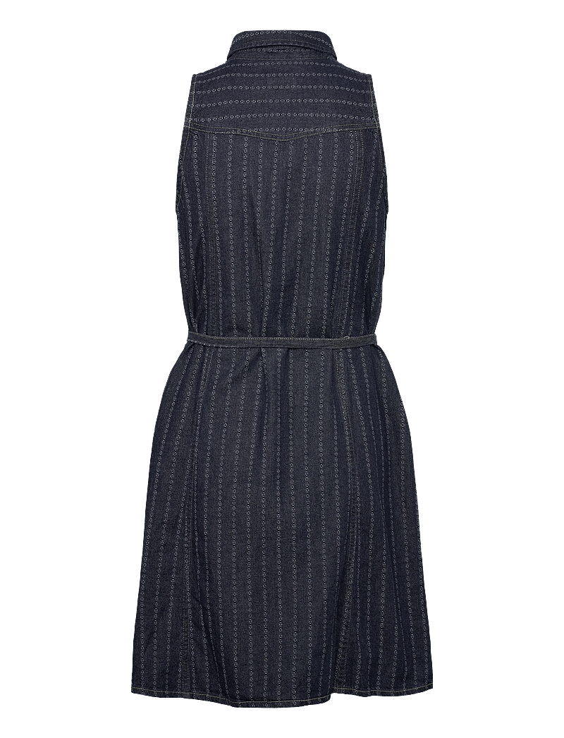Lee Jeans - SLEEVELESS DENIM DRESS - skjortklänningar - indigo rush - 2