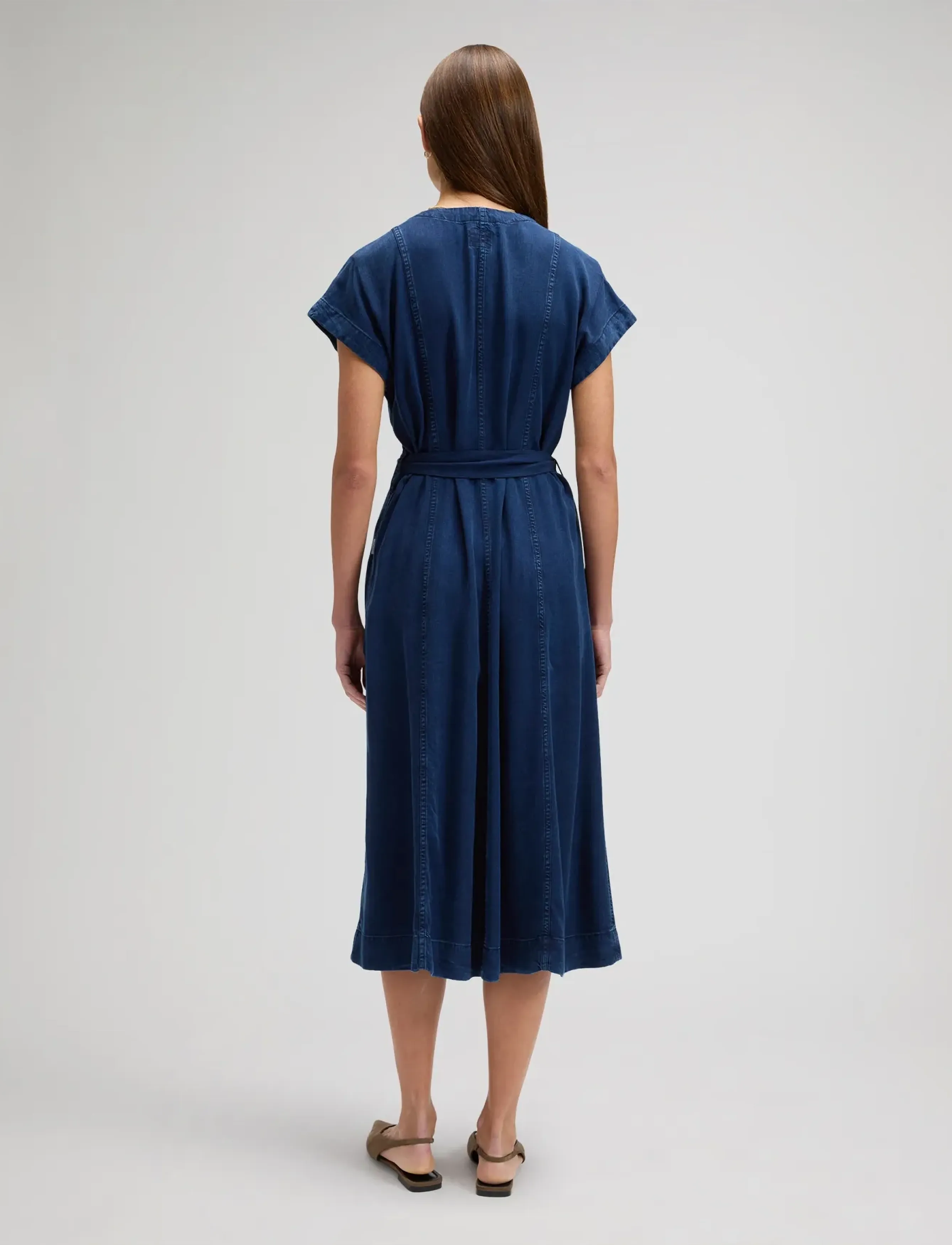 Lee Jeans - BELTED MIDI DRESS - denimkjoler - sunset ride - 2