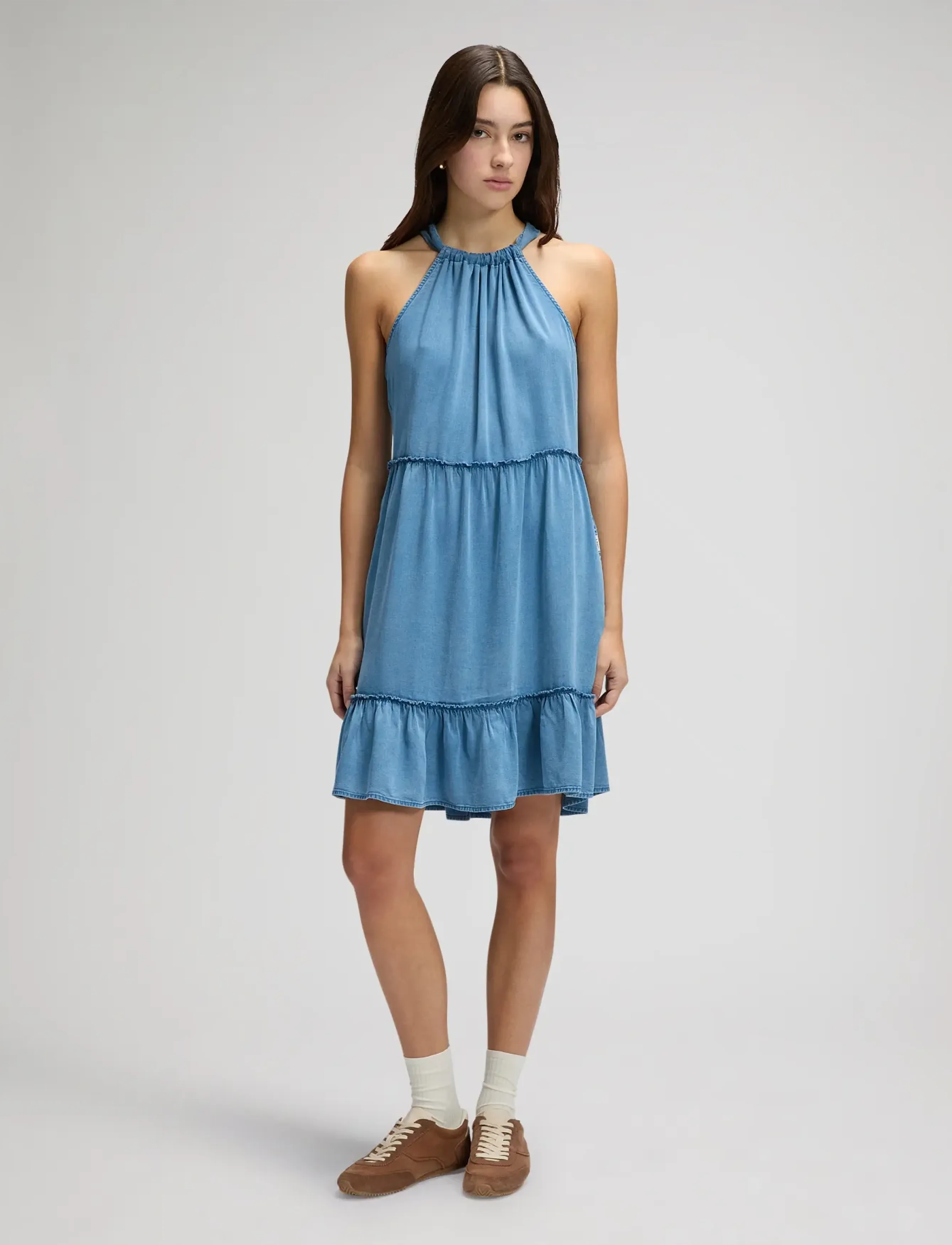 Lee Jeans - SHORT SUMMER DRESS - kesämekot - ice storm - 4