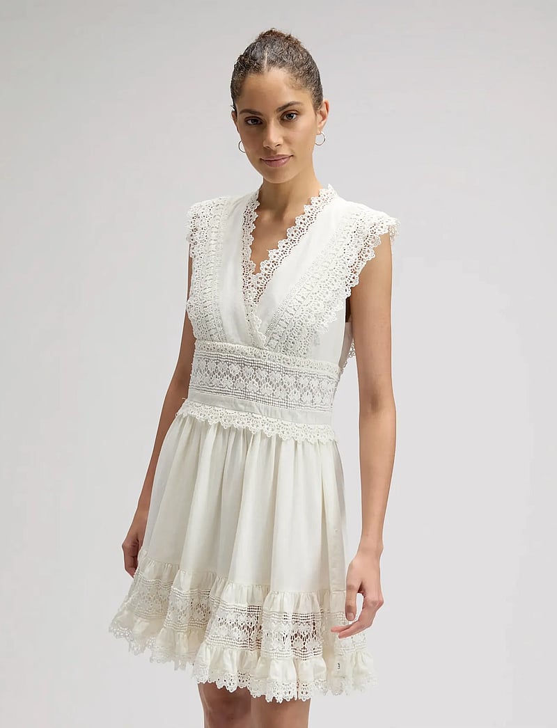 Lee Jeans - BOHEMIAN DRESS - sommerkjoler - bright white - 0