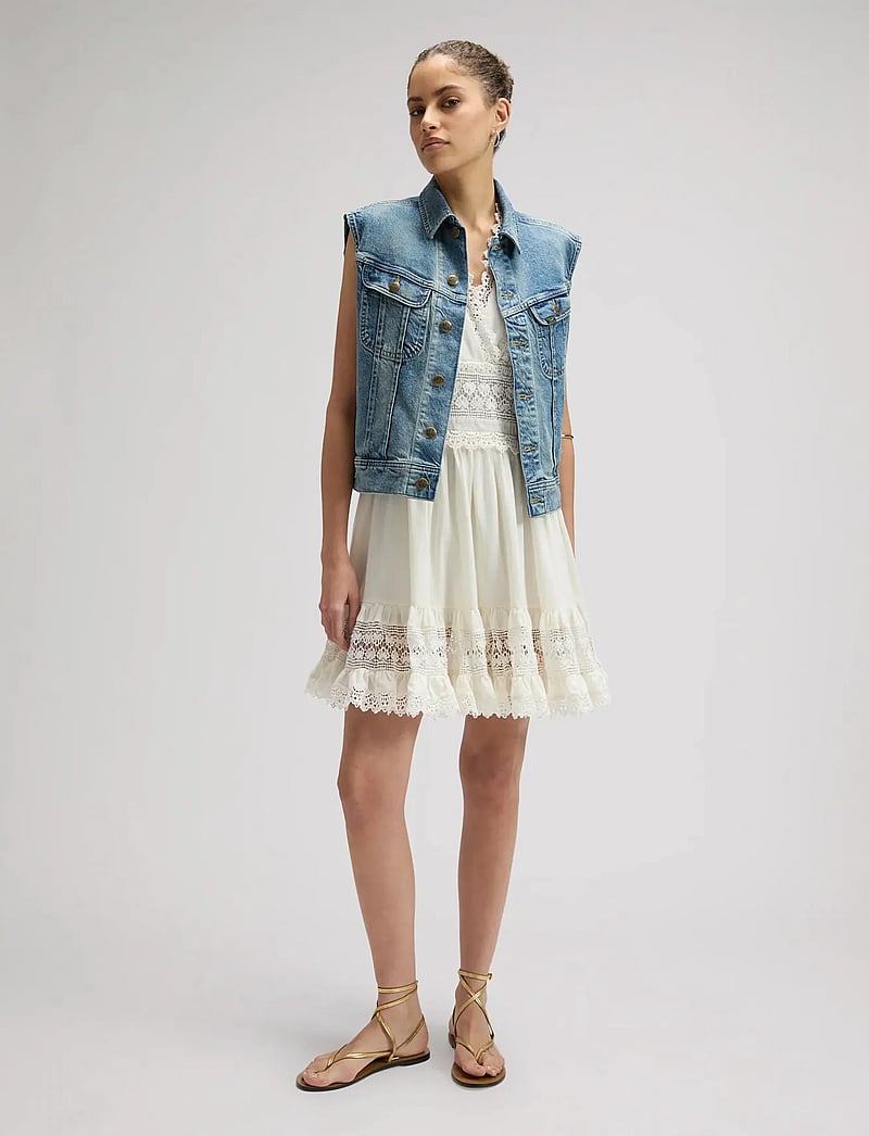 Lee Jeans - BOHEMIAN DRESS - sommerkjoler - bright white - 4
