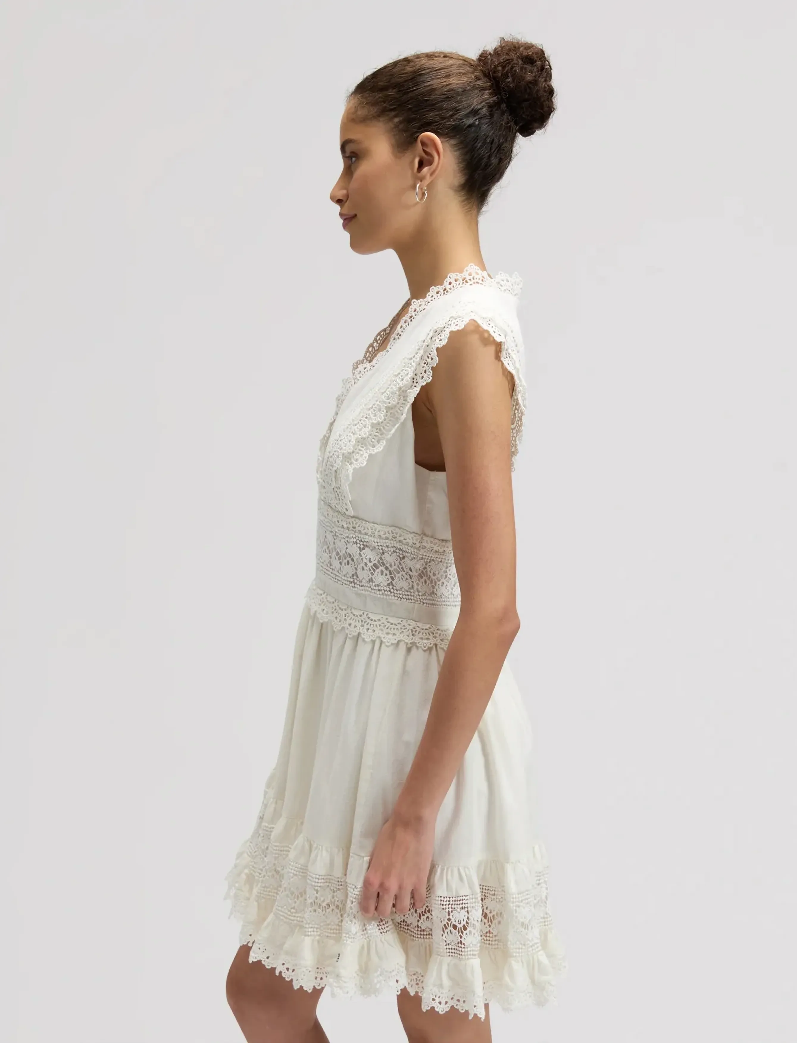 Lee Jeans - BOHEMIAN DRESS - sommerkleider - bright white - 5