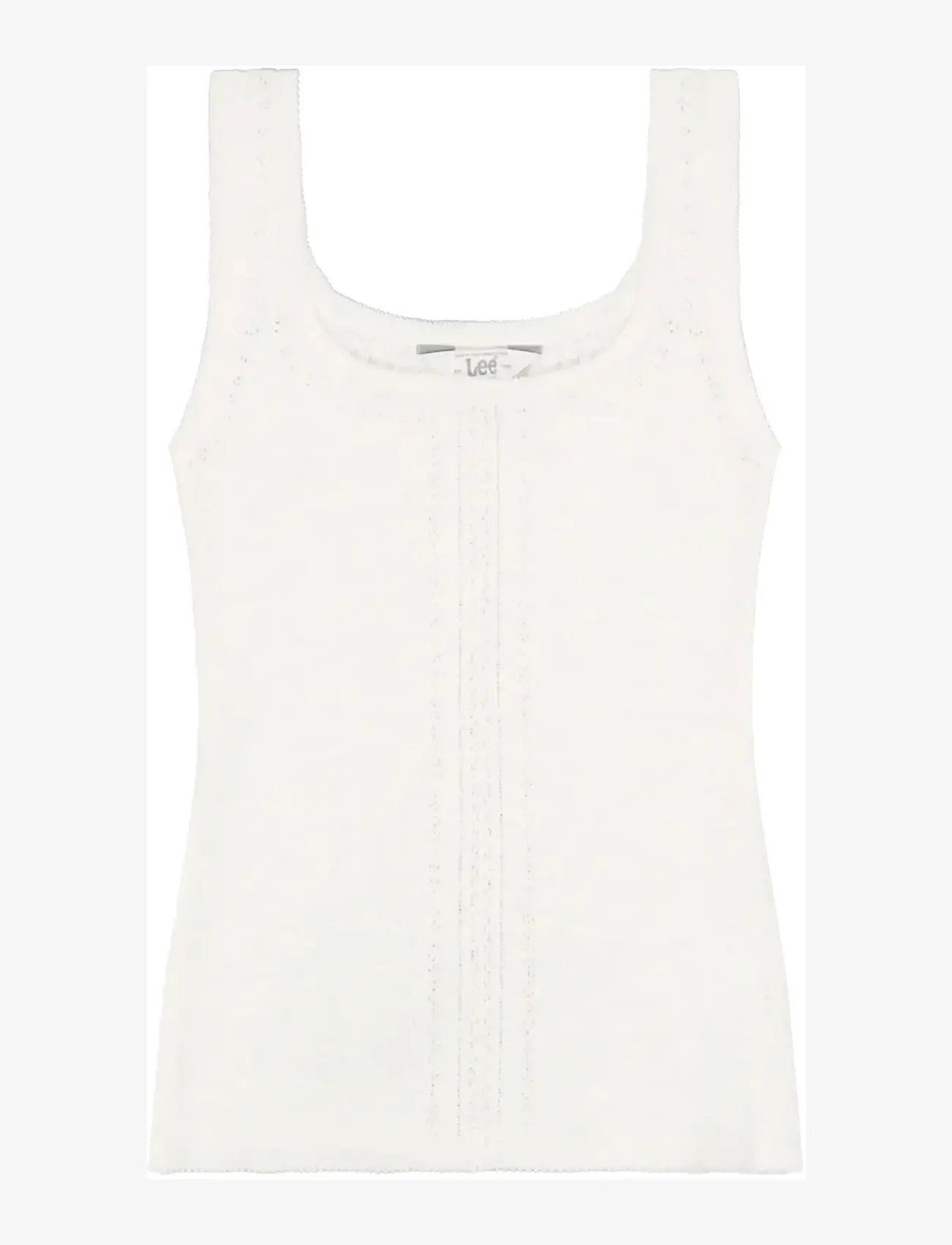 Lee Jeans - KNITTED TANK - linnen - ecru - 1
