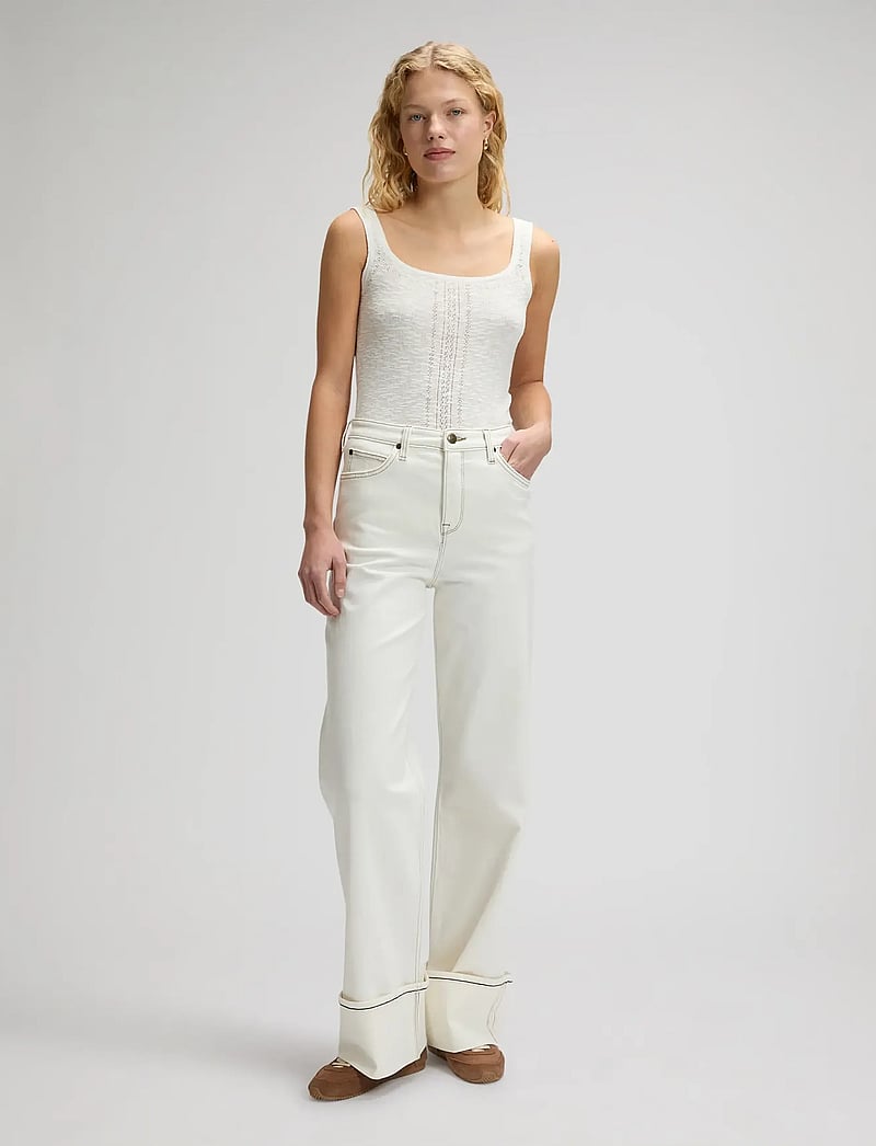 Lee Jeans - KNITTED TANK - linnen - ecru - 3