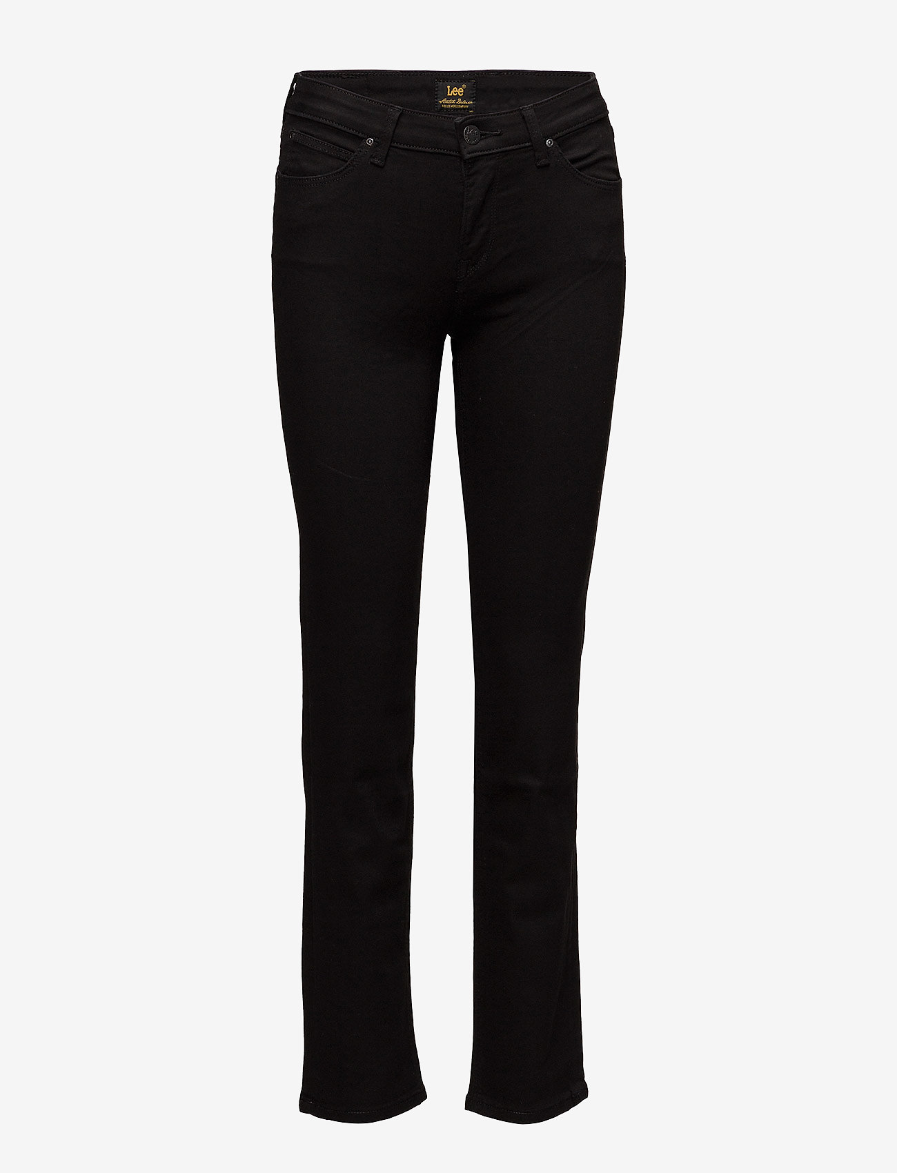 Lee Jeans - Marion Straight - džinsa bikses ar taisnām starām - black rinse - 0