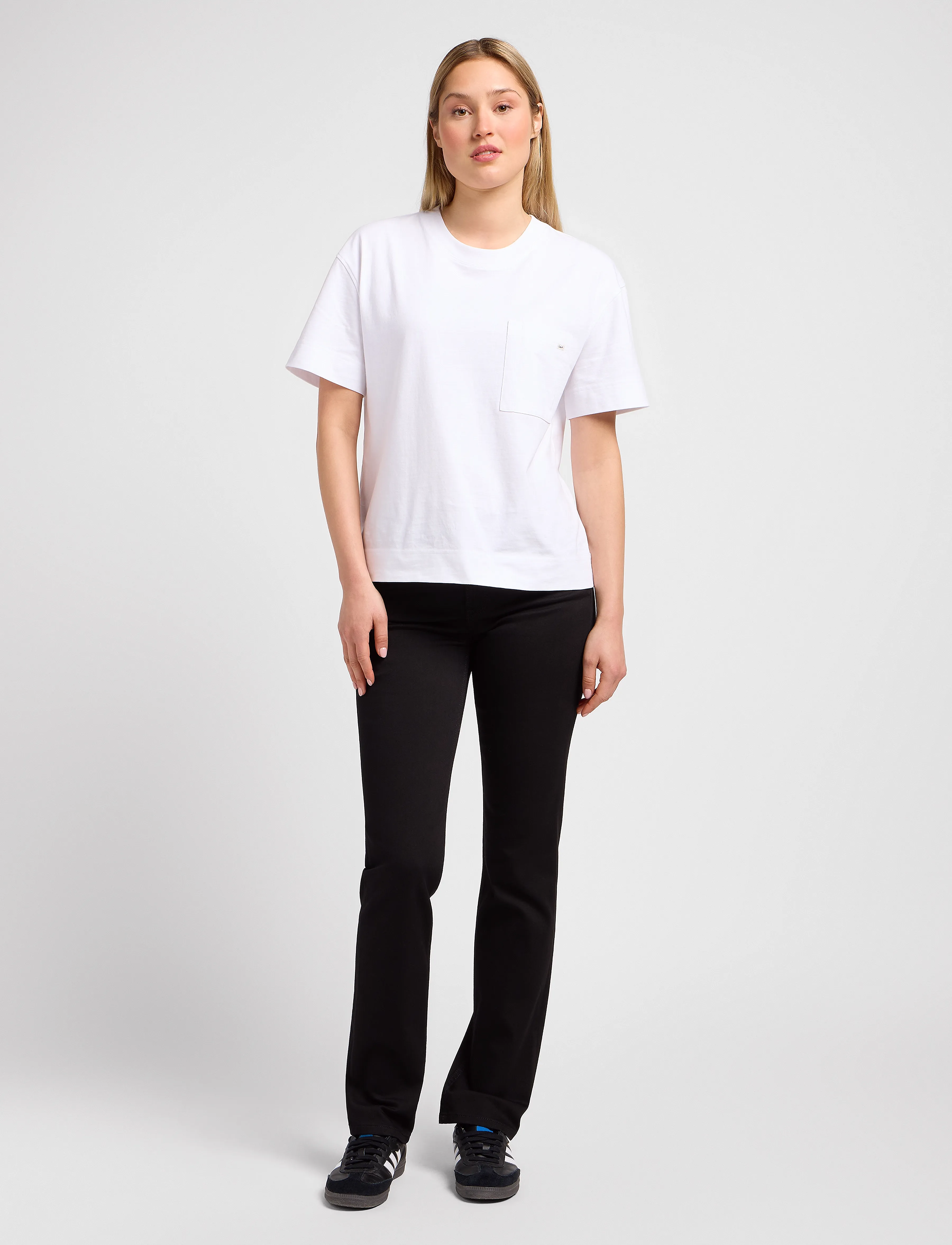 Lee Jeans - MARION STRAIGHT - beinar gallabuxur - black rinse - 4