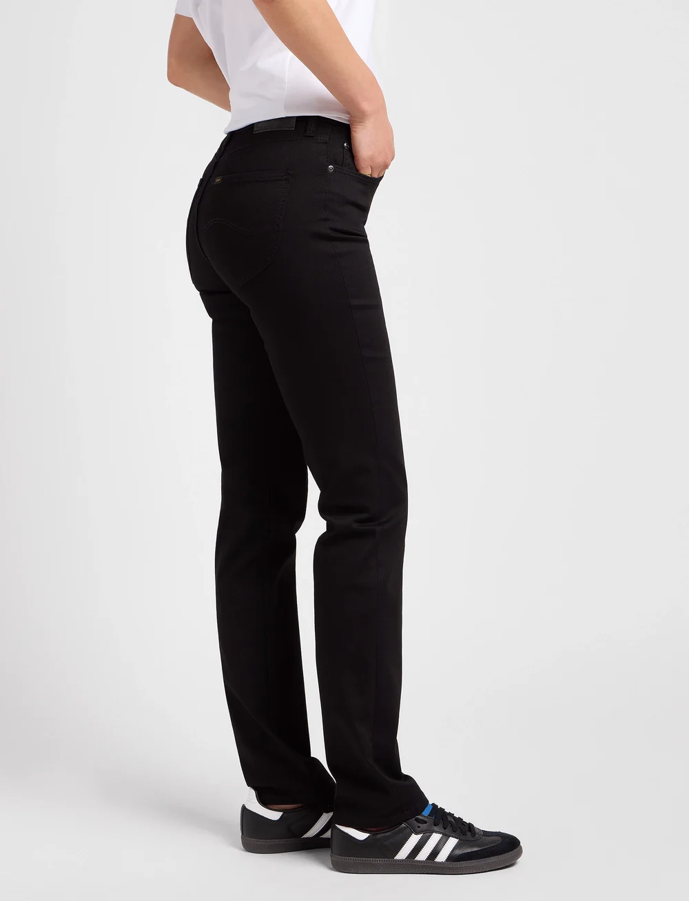 Lee Jeans - MARION STRAIGHT - sirge säärega teksad - black rinse - 5