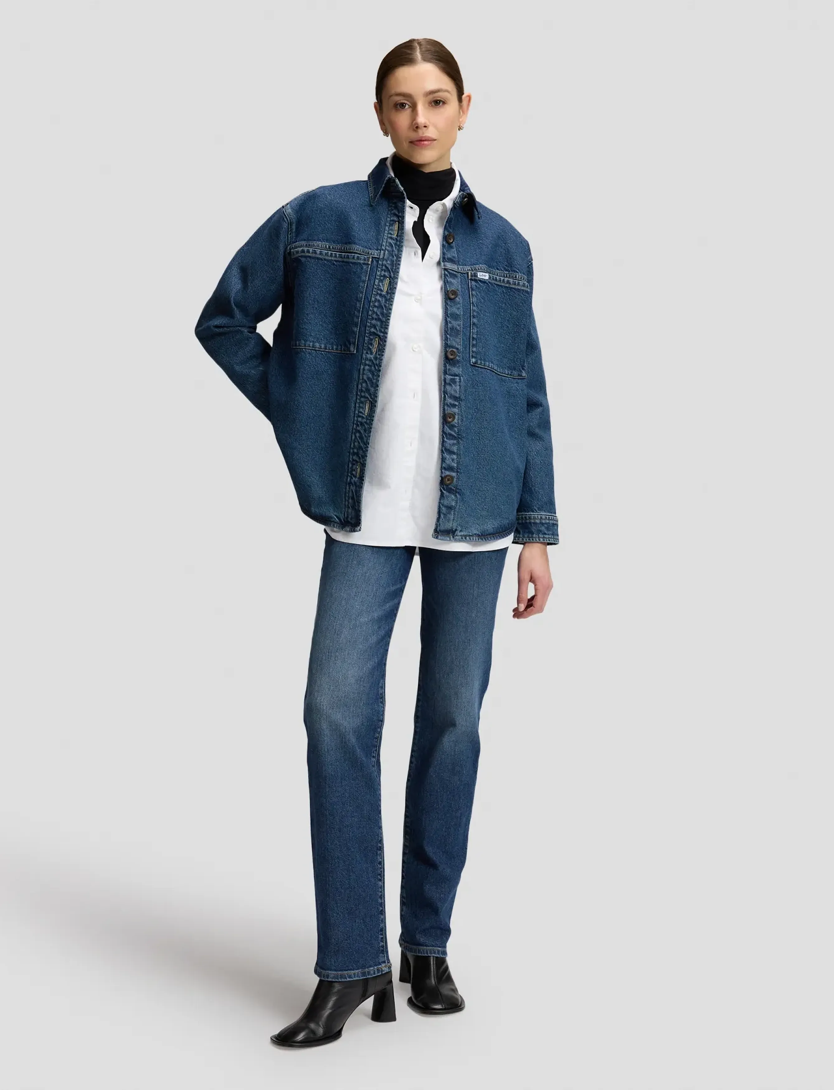 Lee Jeans London, 29 x 29, Jeans, Blau - Straight-regular, Frauen