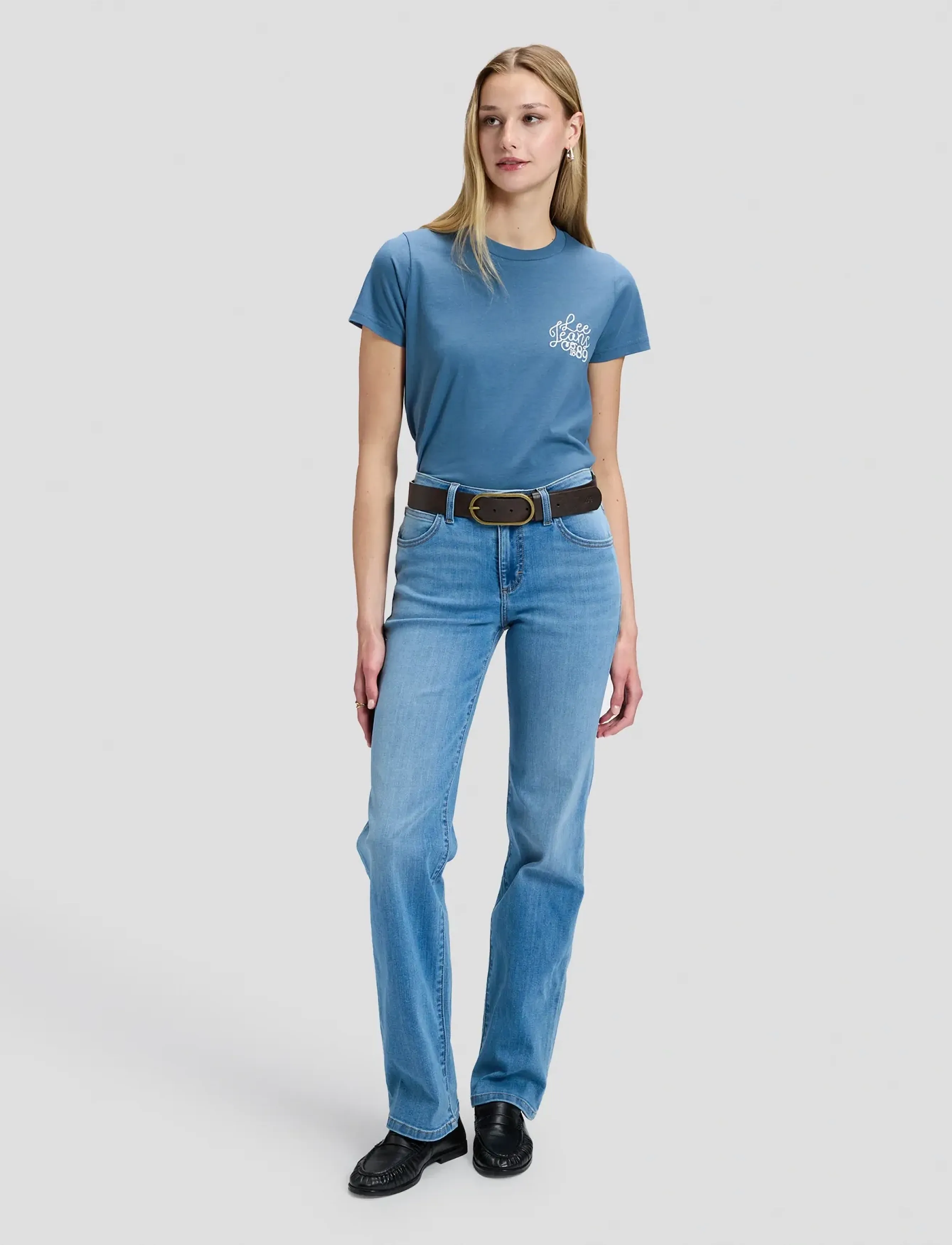 Lee Jeans London, 29 x 29, Jeans, Blau - Straight-regular, Frauen