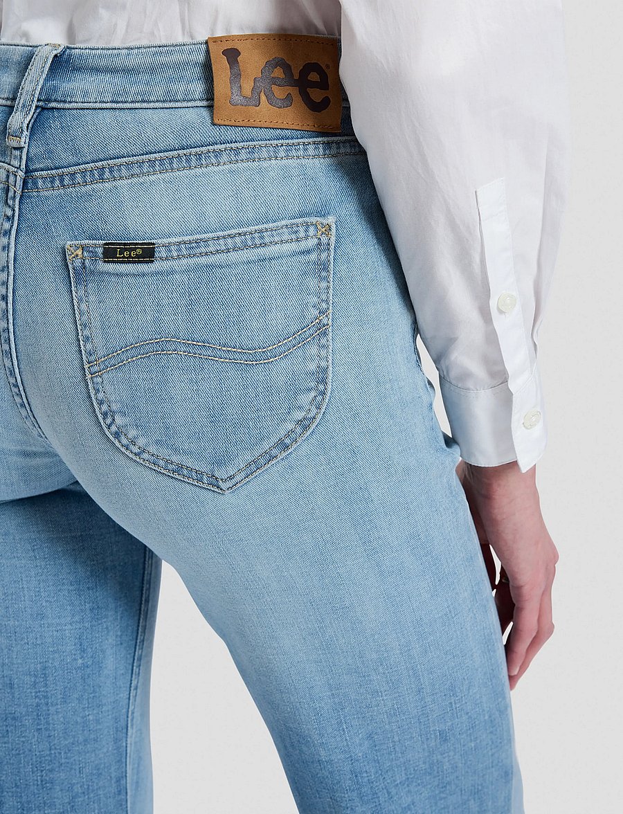 Lee Jeans - LANA - utsvängda jeans - light screen - 5