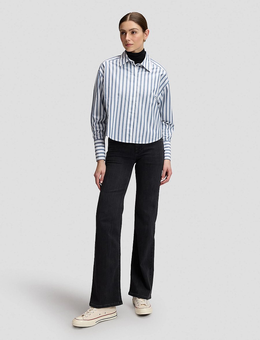 Lee Jeans - LANA - flared jeans - true to black - 0