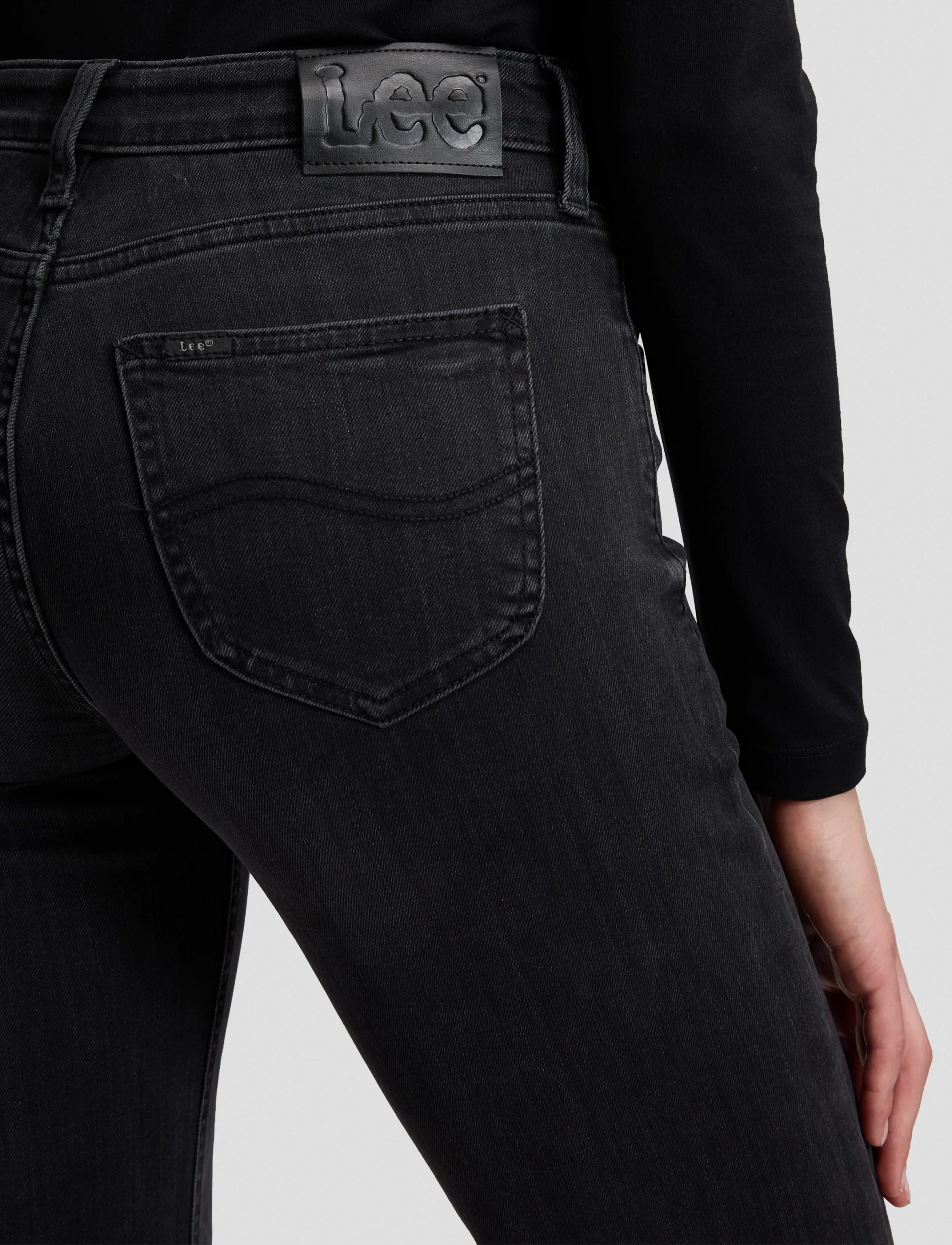 Lee Jeans - LANA - flared jeans - true to black - 5