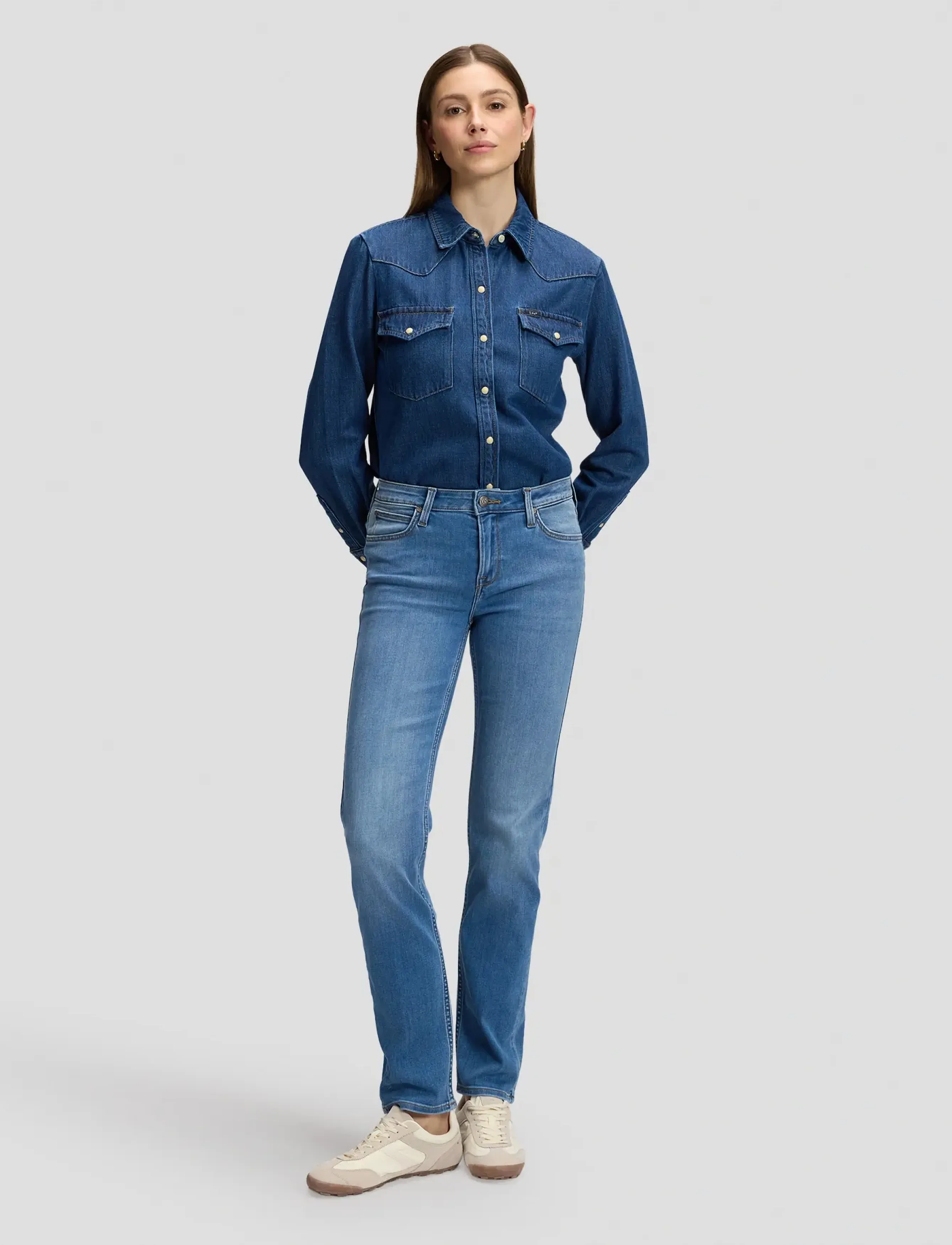 Lee Jeans - ELLY - straight jeans - light chill - 3