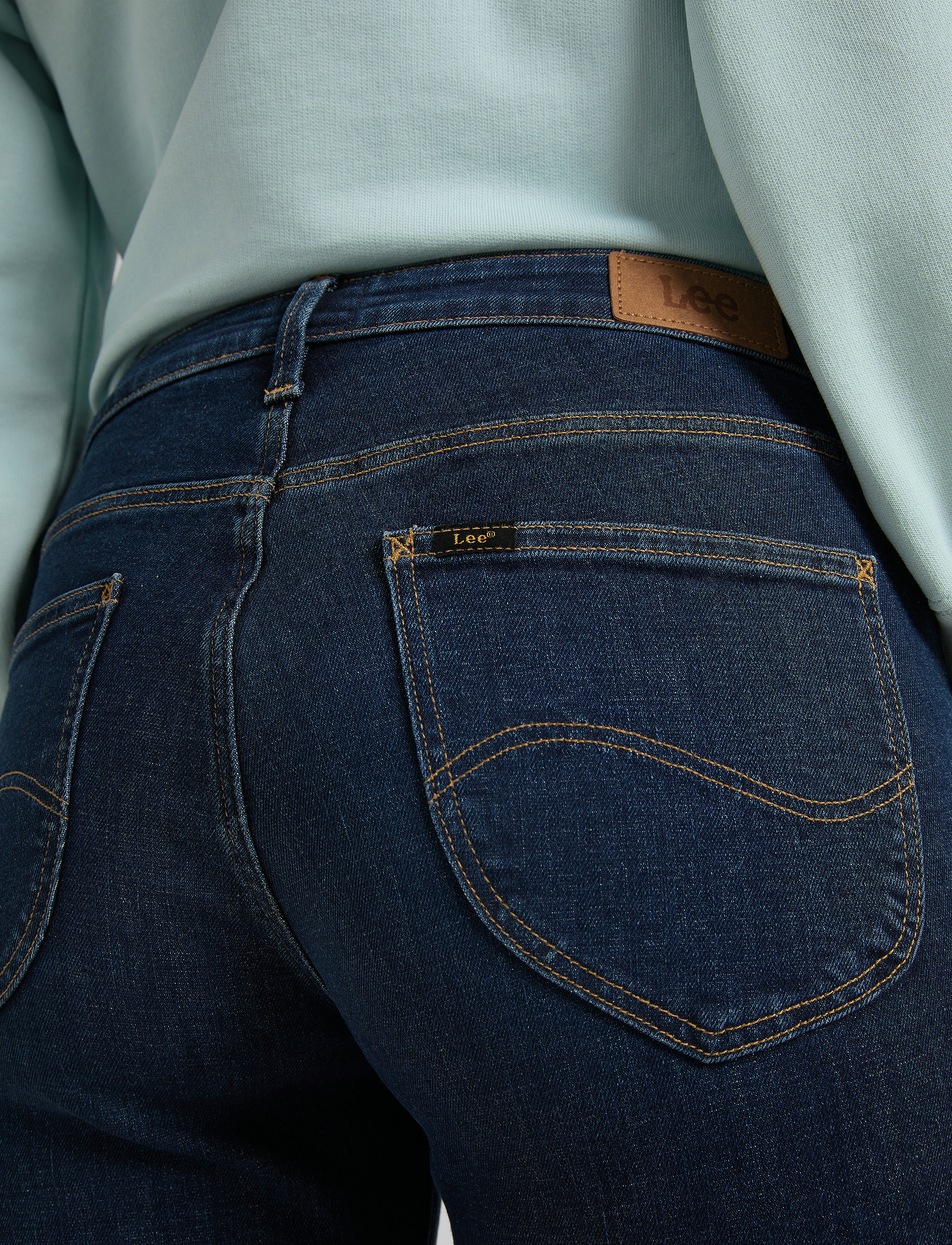 Lee Jeans - ELLY - wąskie dżinsy - dark daisy - 4
