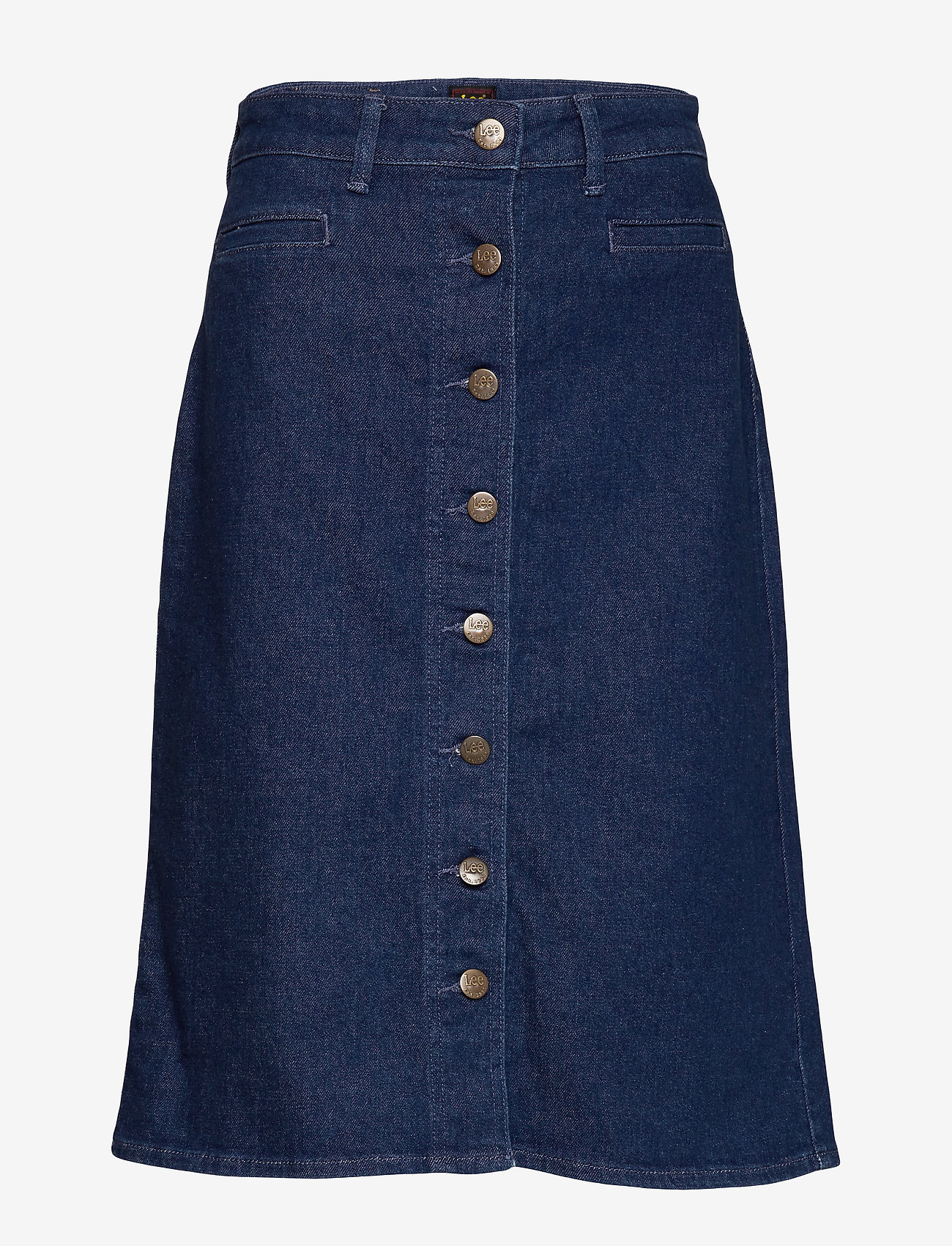 Lee Jeans - BUTTON THROUGH SKIRT - dark wilma - 0