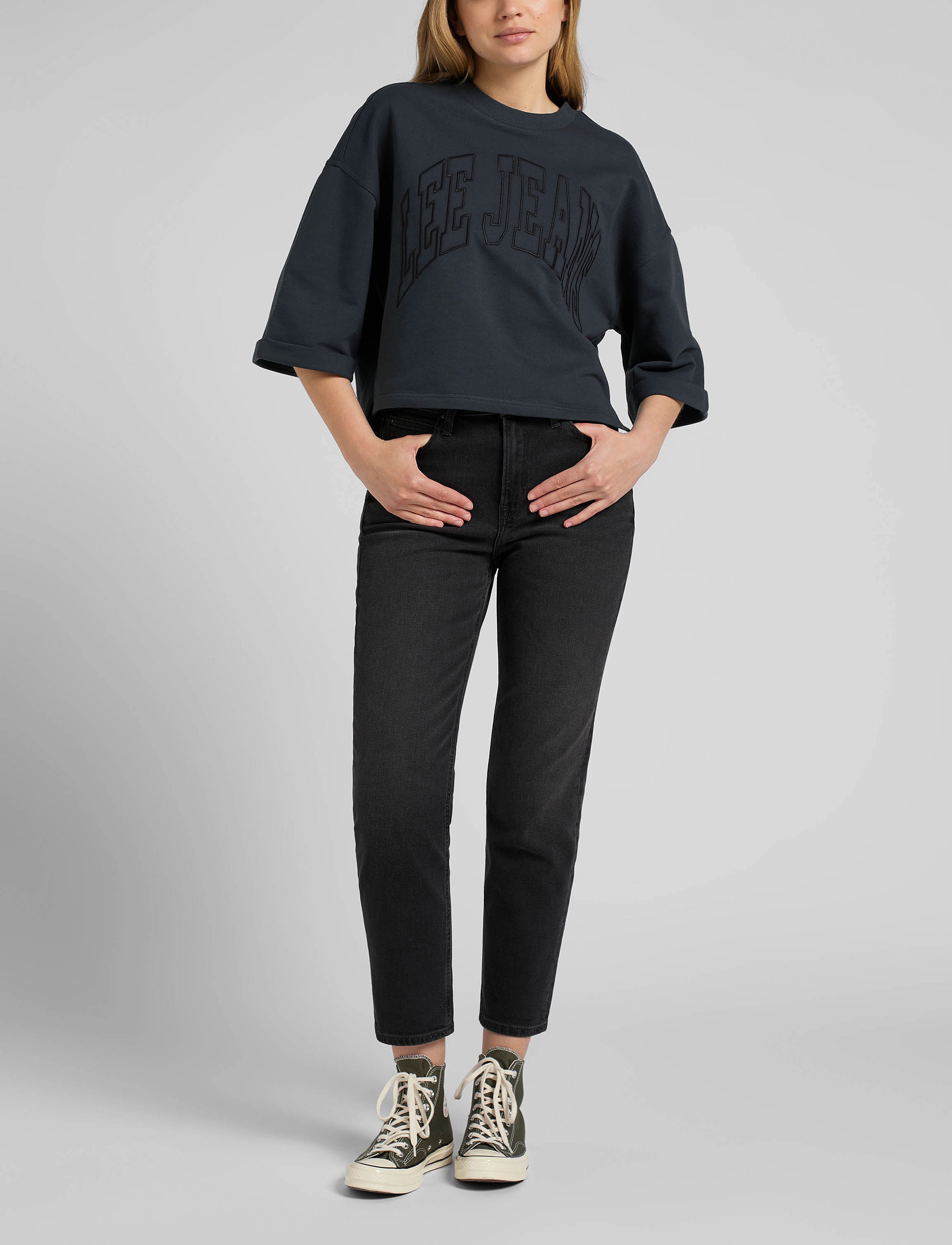 Lee Jeans - CAROL - straight jeans - captain black - 4