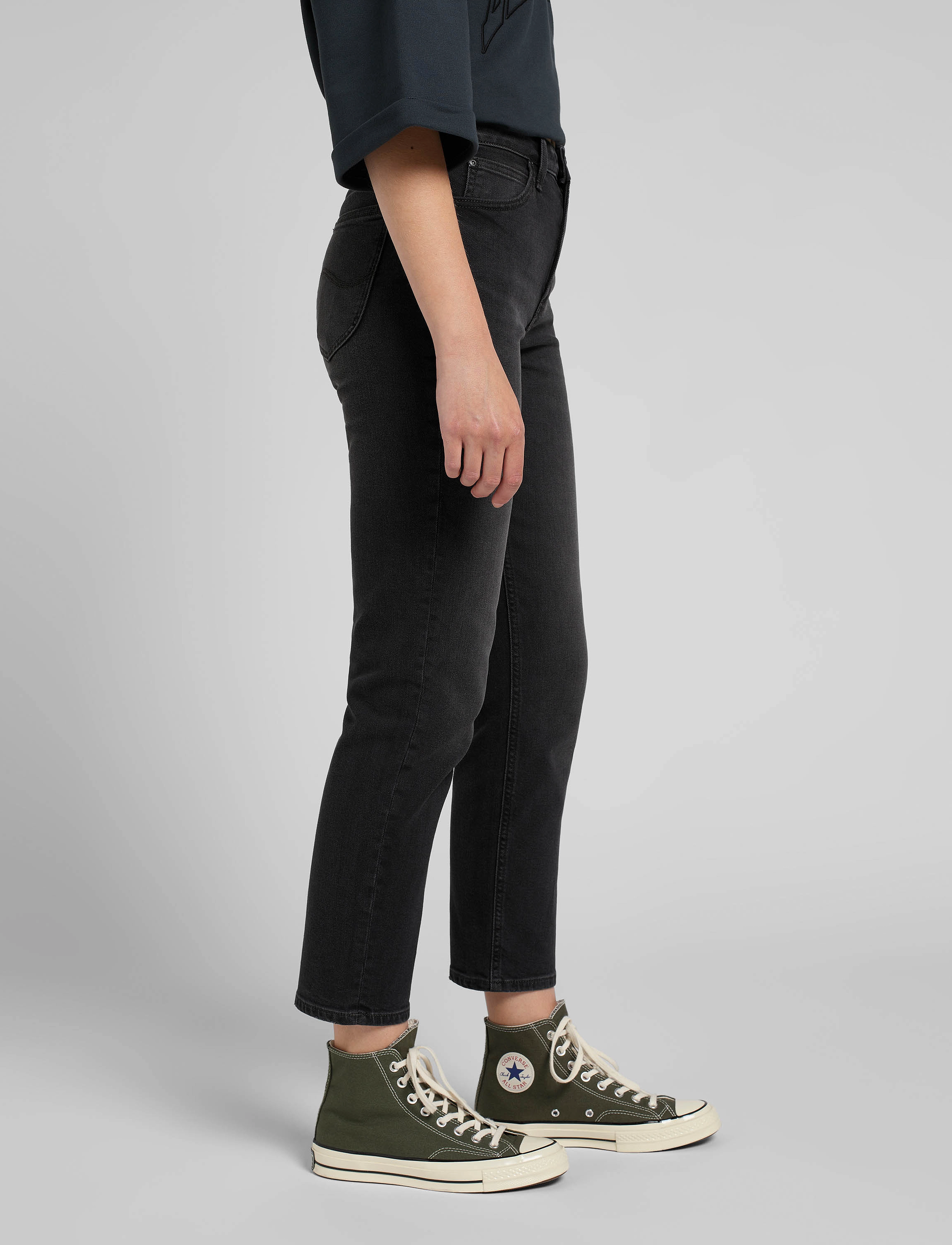 Lee Jeans - CAROL - straight jeans - captain black - 5