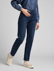 Lee Jeans - CAROL - džinsa bikses ar taisnām starām - dark joe - 0