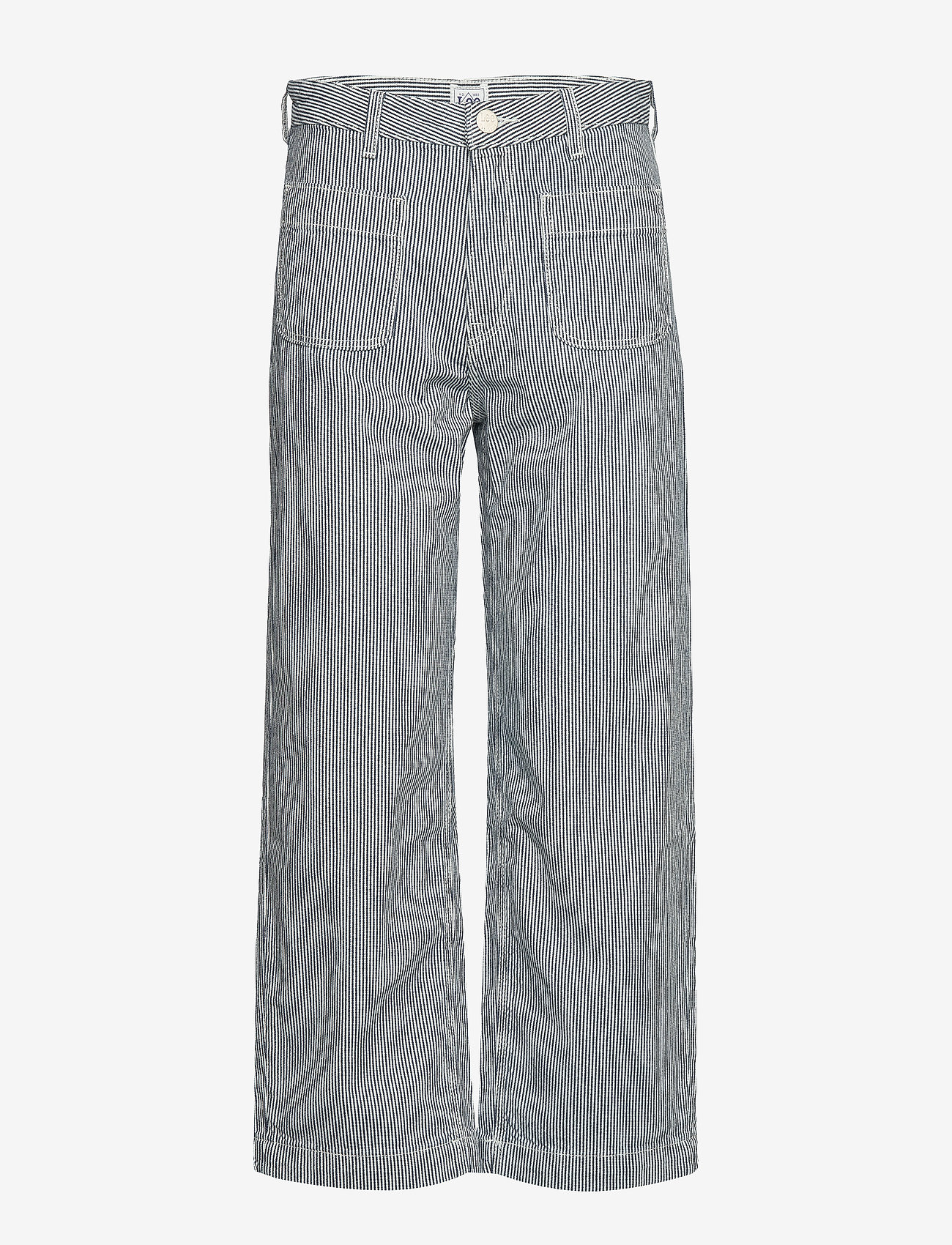 PATCHPOCKET WIDE LEG - HICKORY STRIPE