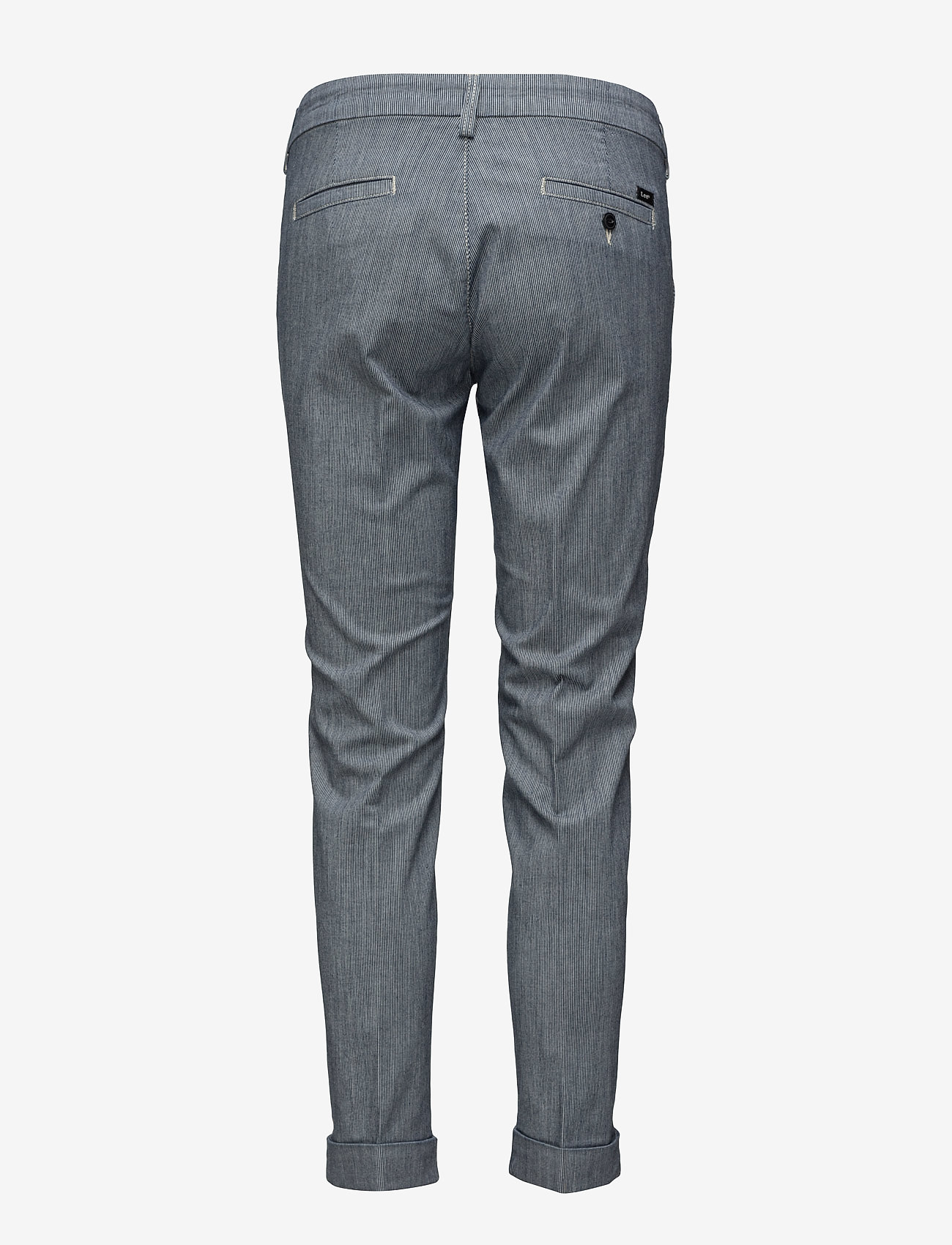 Lee Jeans - SLIM CHINO NAVY PINSTRIPE - navy pinstripe - 1