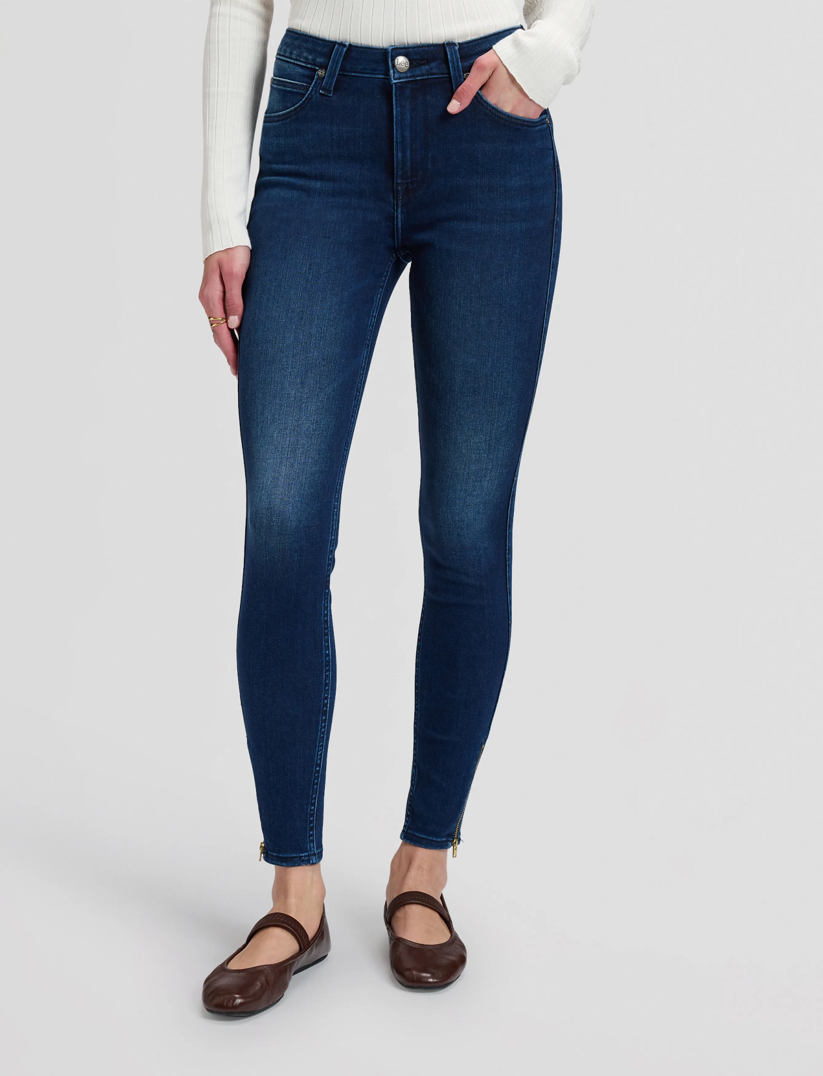 Lee Jeans - SCARLETT HIGH ZIP - dive deeper - 2