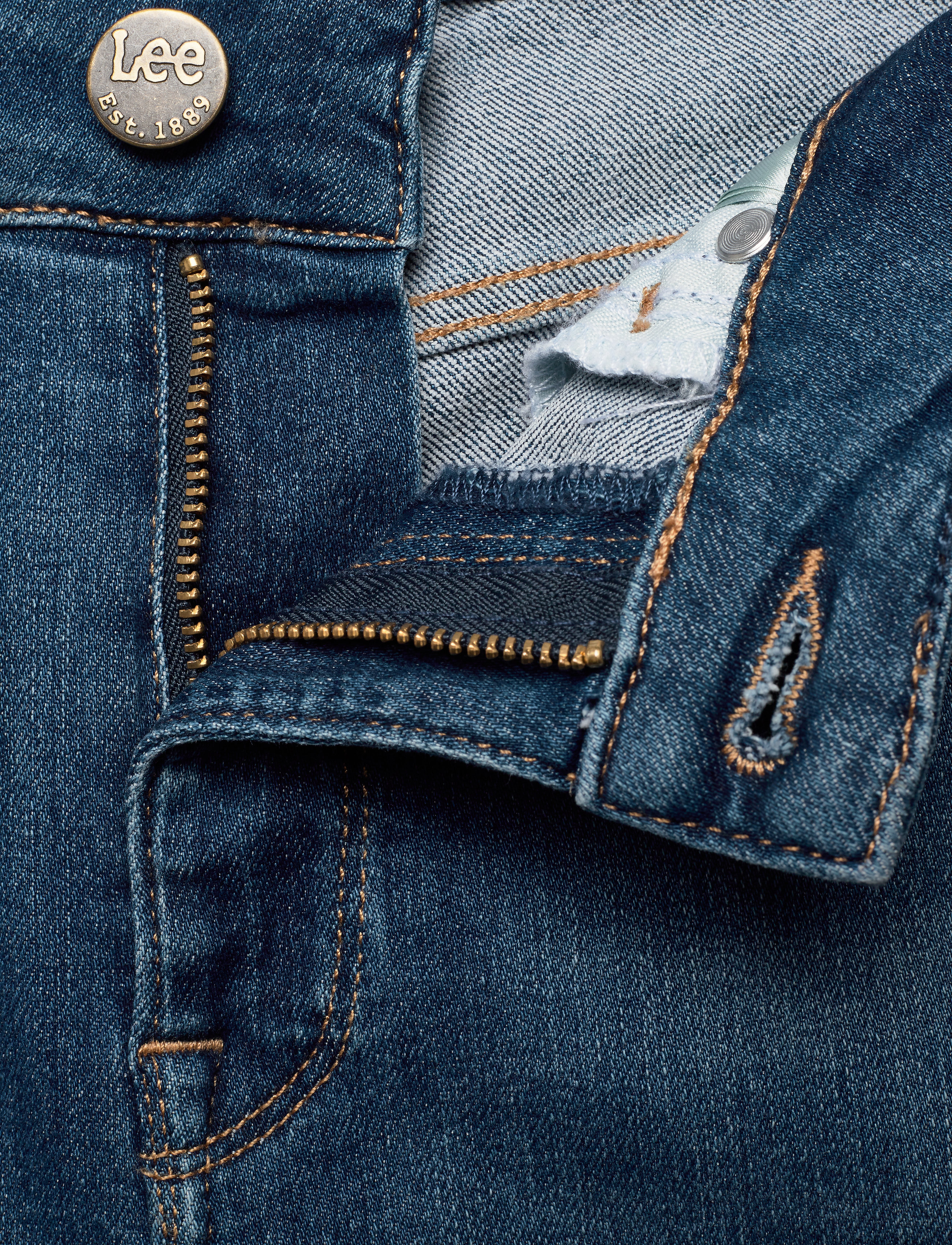 Lee Jeans - SCARLETT HIGH ZIP - mid candy - 5