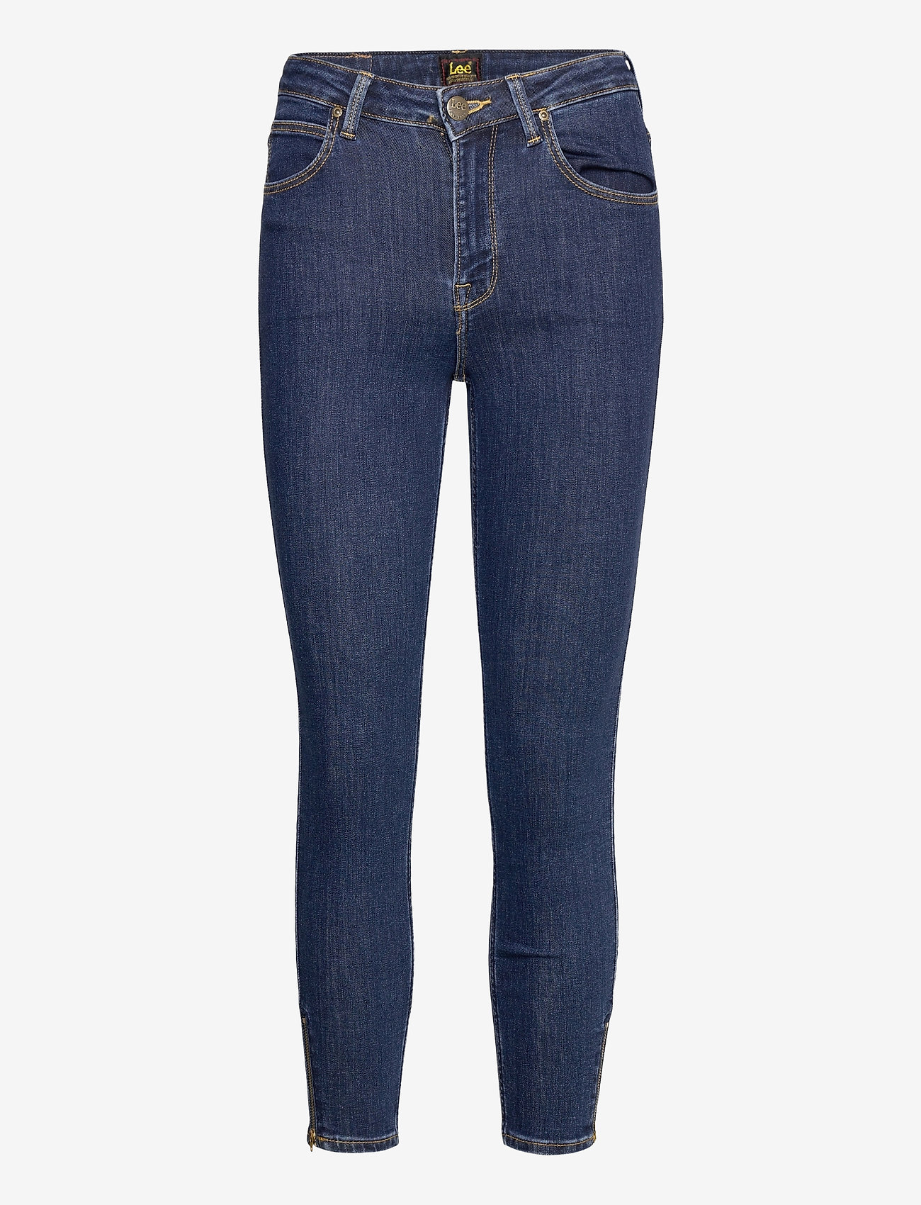 Lee Jeans - SCARLETT HIGH ZIP - siaurėjantys džinsai - stone travis - 0