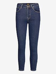 Lee Jeans - SCARLETT HIGH ZIP - liibuvad teksad - stone travis - 0