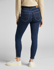 Lee Jeans - SCARLETT HIGH ZIP - siaurėjantys džinsai - stone travis - 3