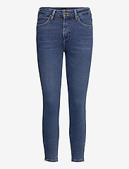 Lee Jeans - SCARLETT HIGH ZIP - siaurėjantys džinsai - mid ely - 0