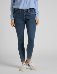 Lee Jeans - SCARLETT HIGH ZIP - siaurėjantys džinsai - mid ely - 4