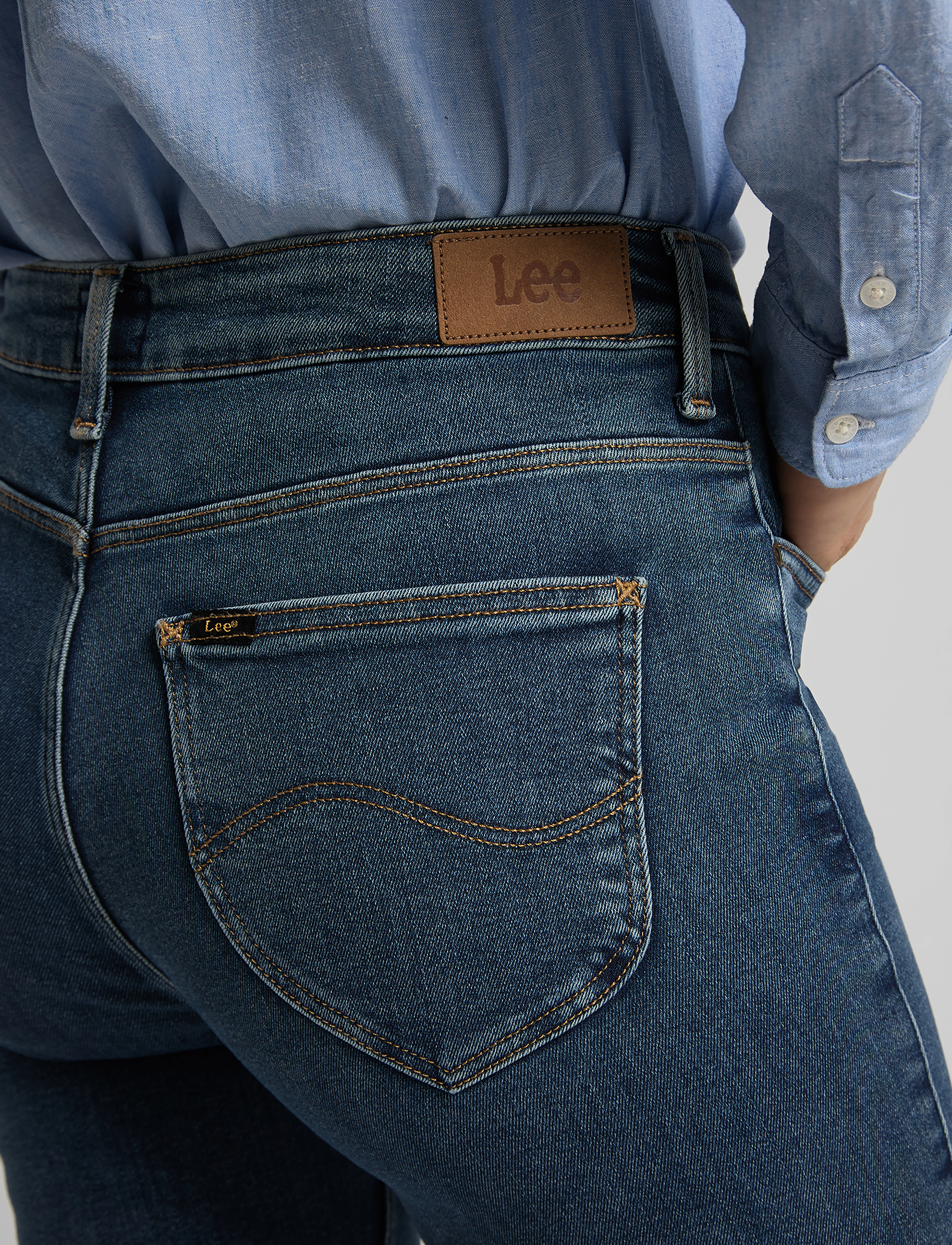 Lee Jeans Scarlett High Zip skinny jeans dam – bild 6