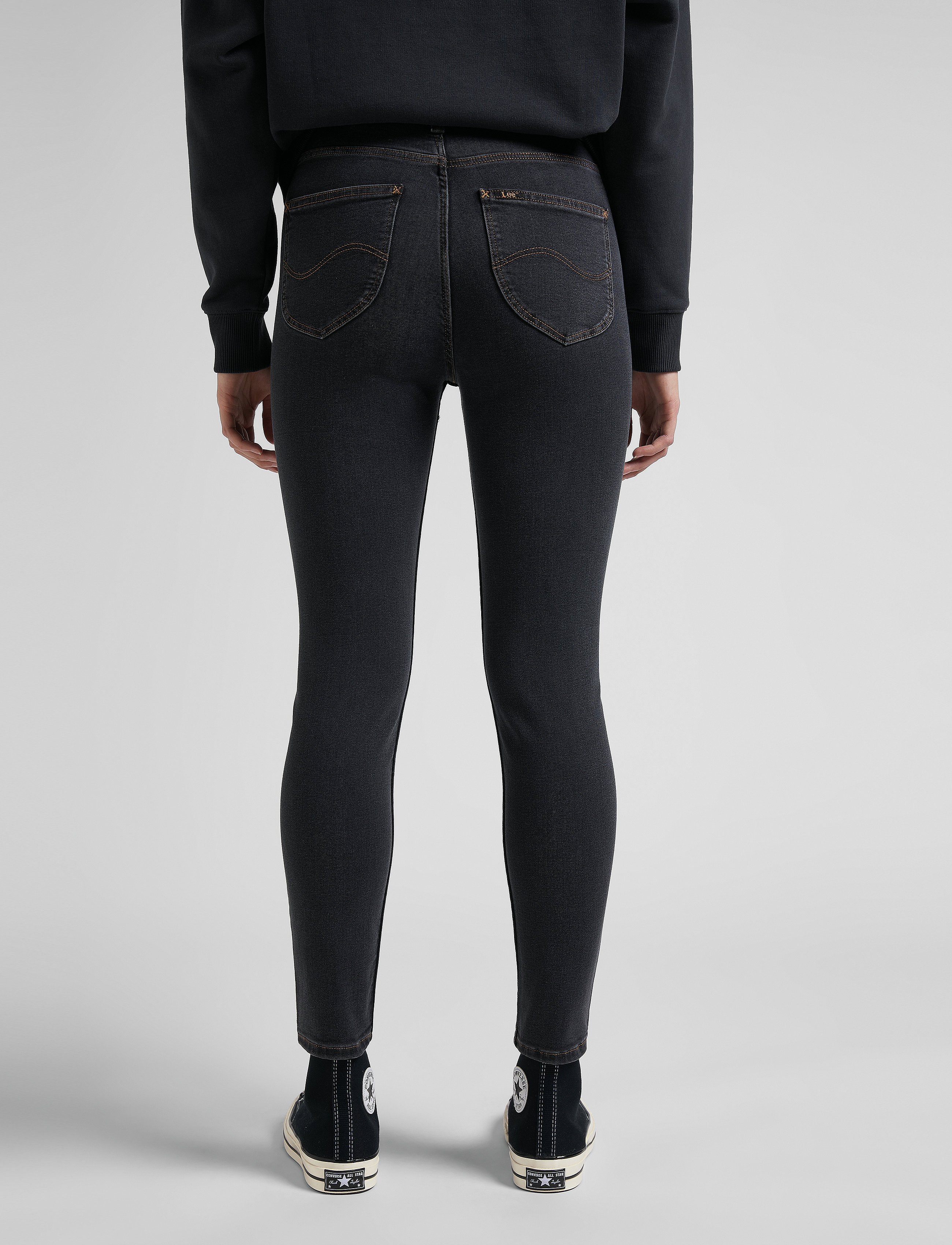 Lee Jeans - SCARLETT HIGH ZIP - washed black - 3