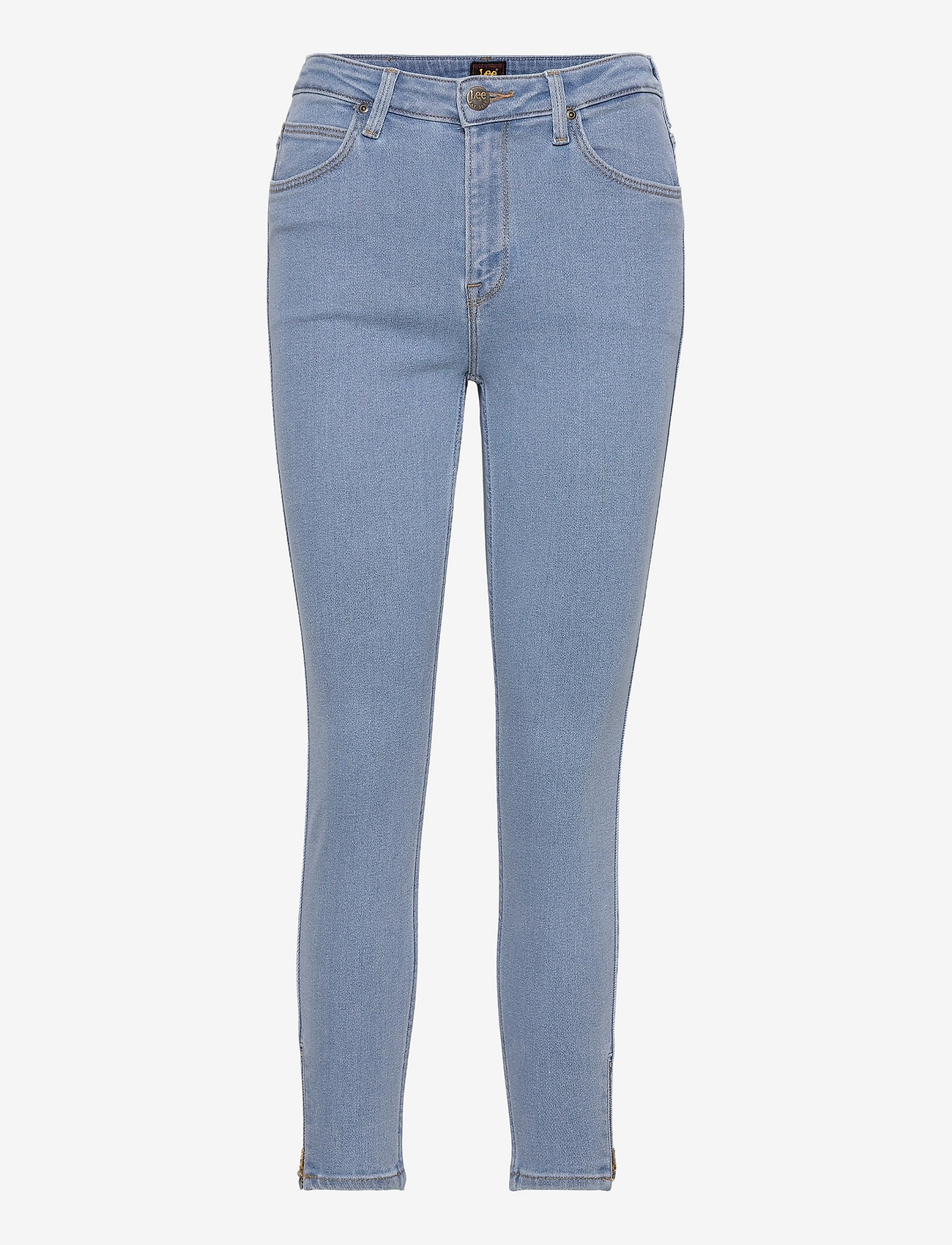 Lee Jeans - SCARLETT HIGH ZIP - dżinsy skinny fit - light ruby - 0