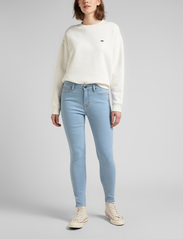 Lee Jeans - SCARLETT HIGH ZIP - skinny jeans - light ruby - 4