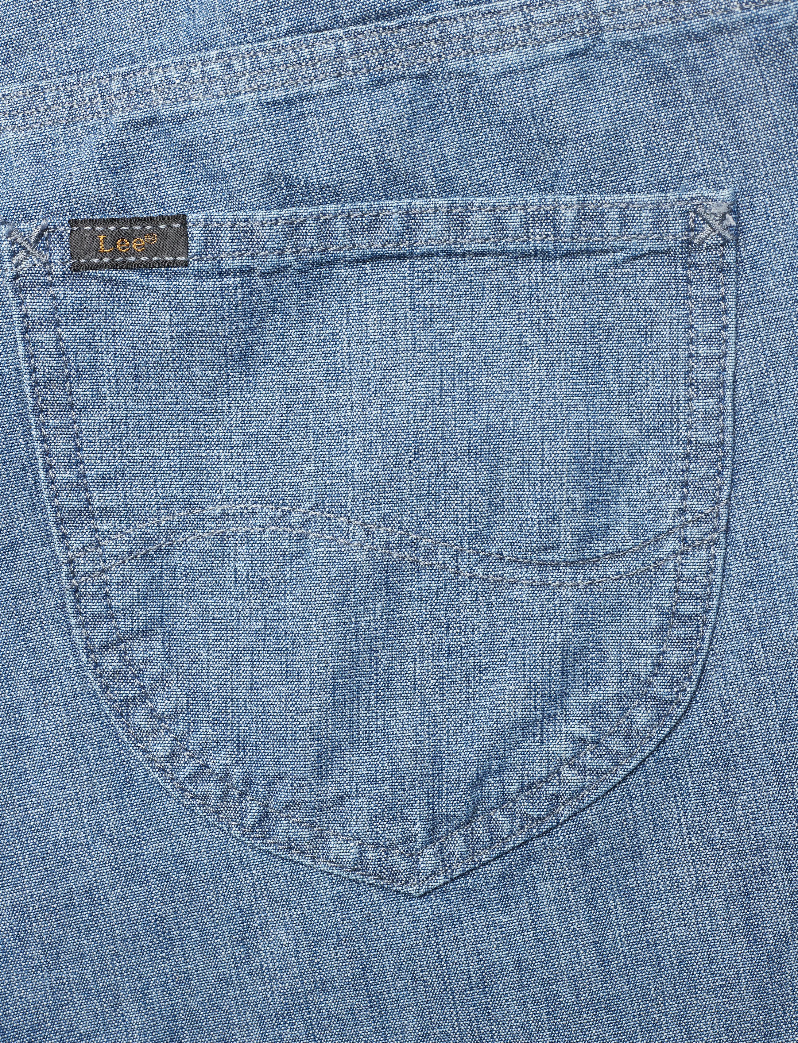 Lee Jeans - WIDE LEG - chambray - 4