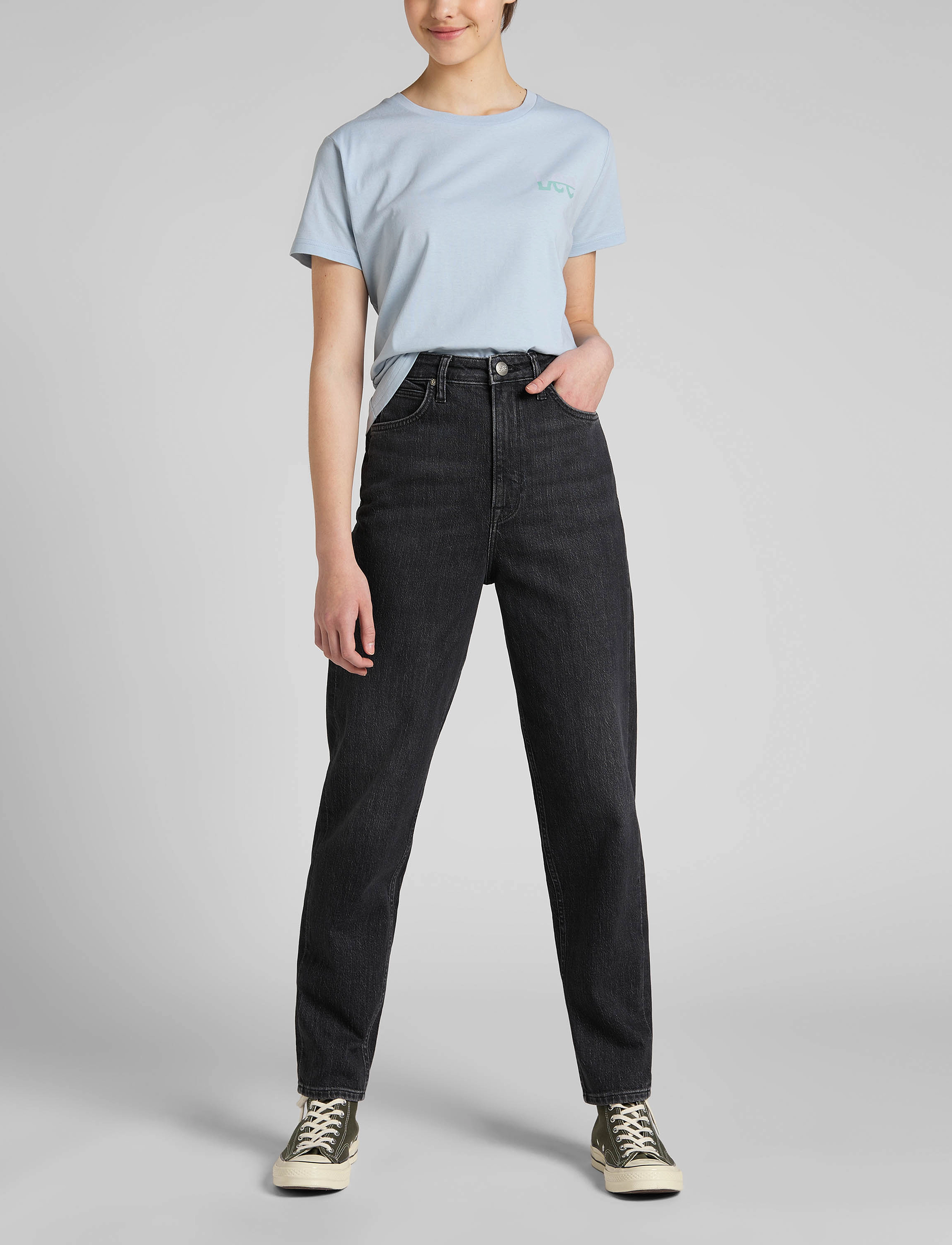 Lee Jeans - STELLA TAPERED - oddmjóar gallabuxur - rock - 4