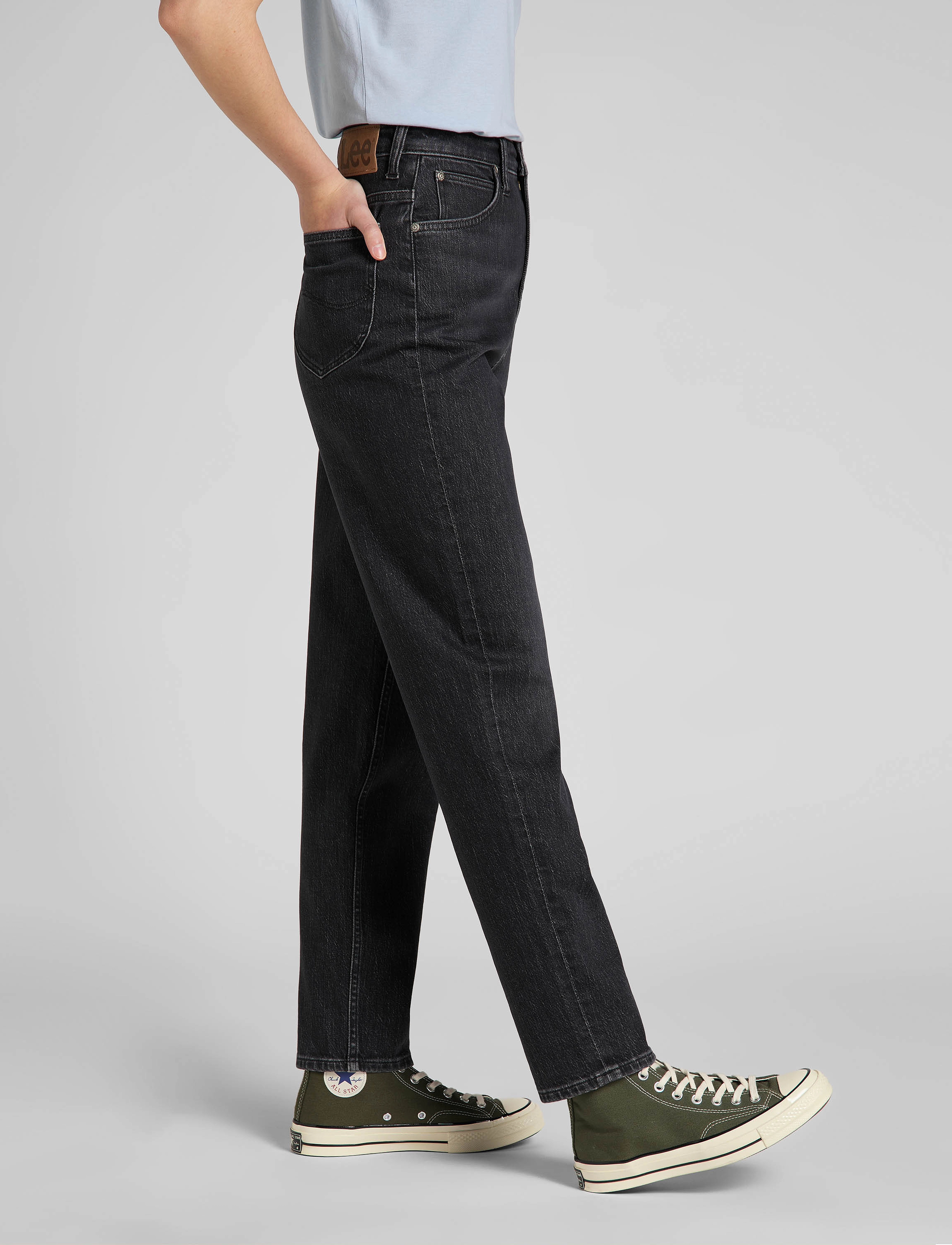 Lee Jeans - STELLA TAPERED - oddmjóar gallabuxur - rock - 5