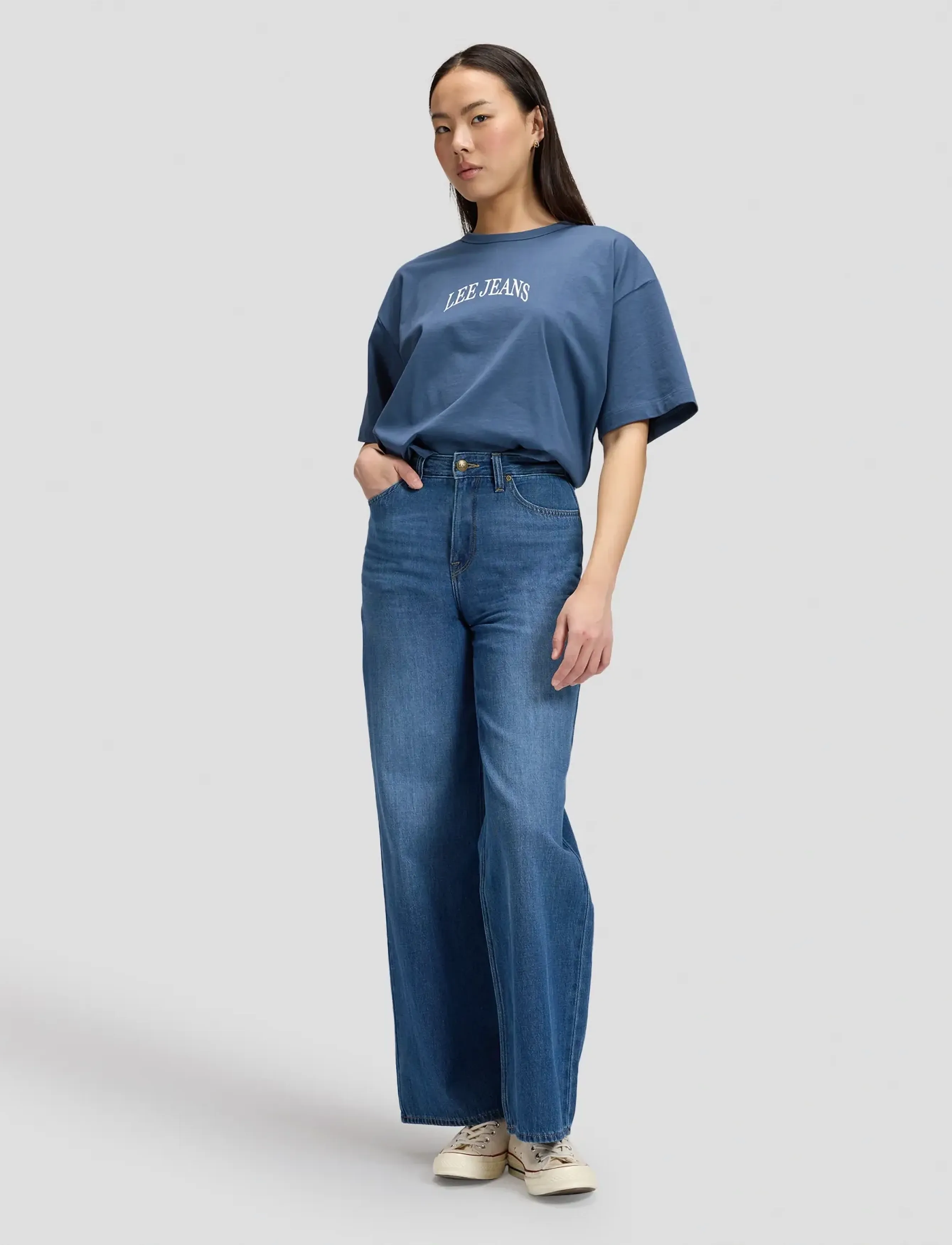 Lee Jeans - STELLA - brede jeans - botanical bliss - 2