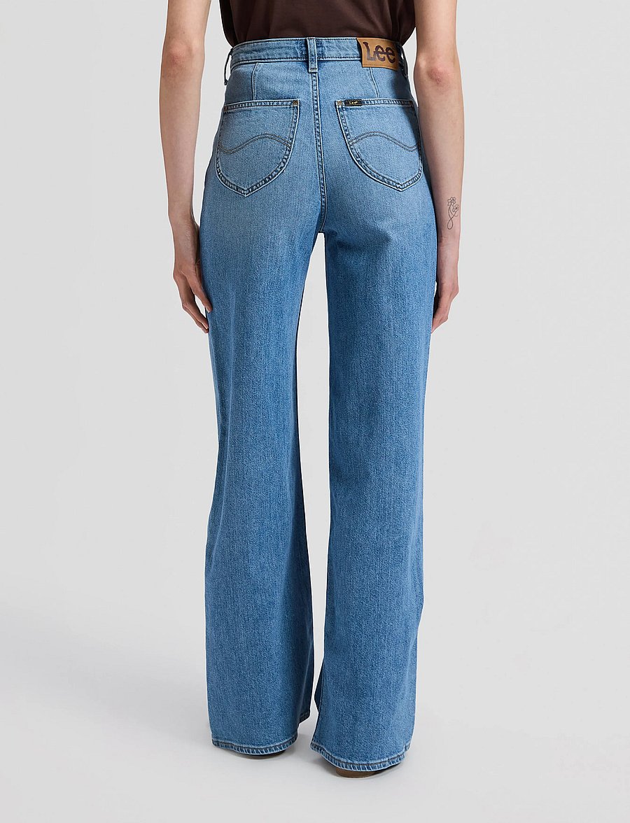 Lee Jeans - STELLA - brede jeans - budding blue - 3