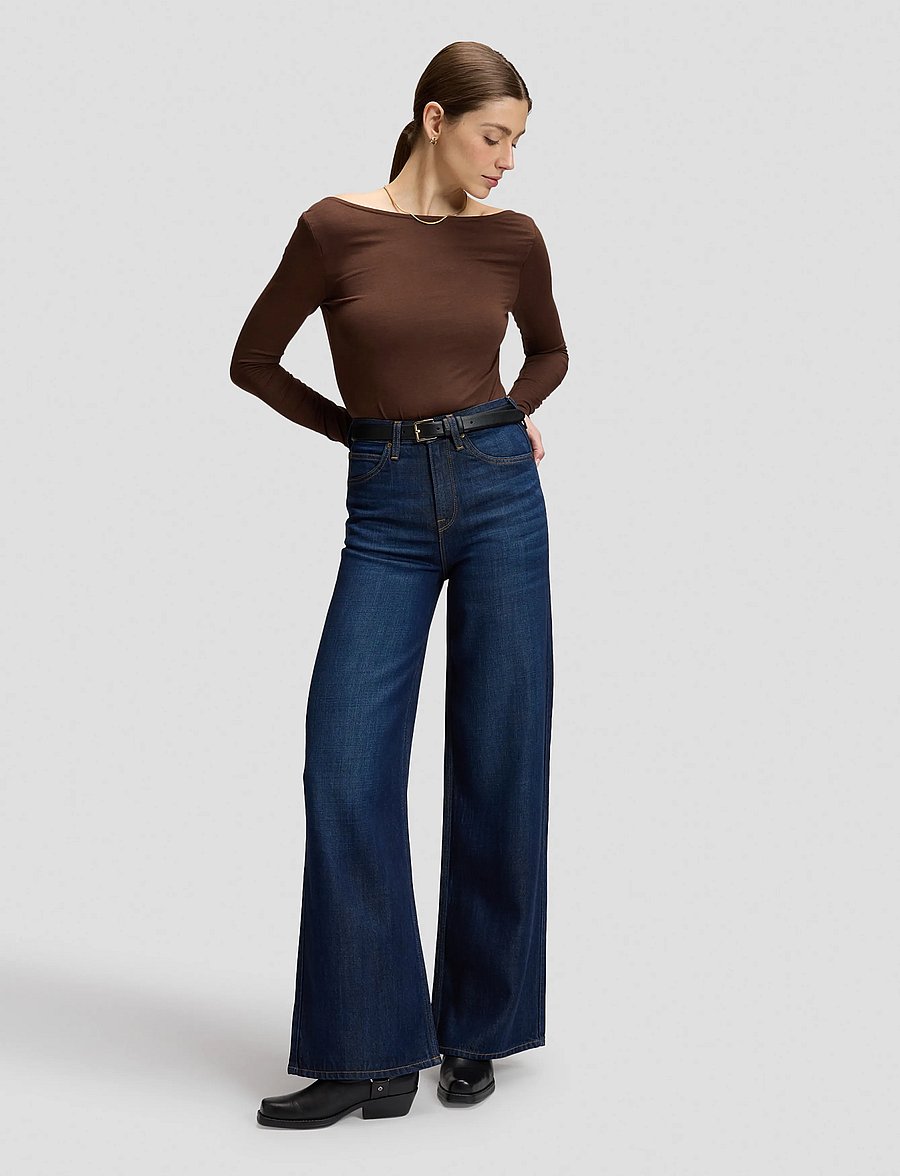 Lee Jeans - STELLA - laia säärega teksad - dark navy - 0