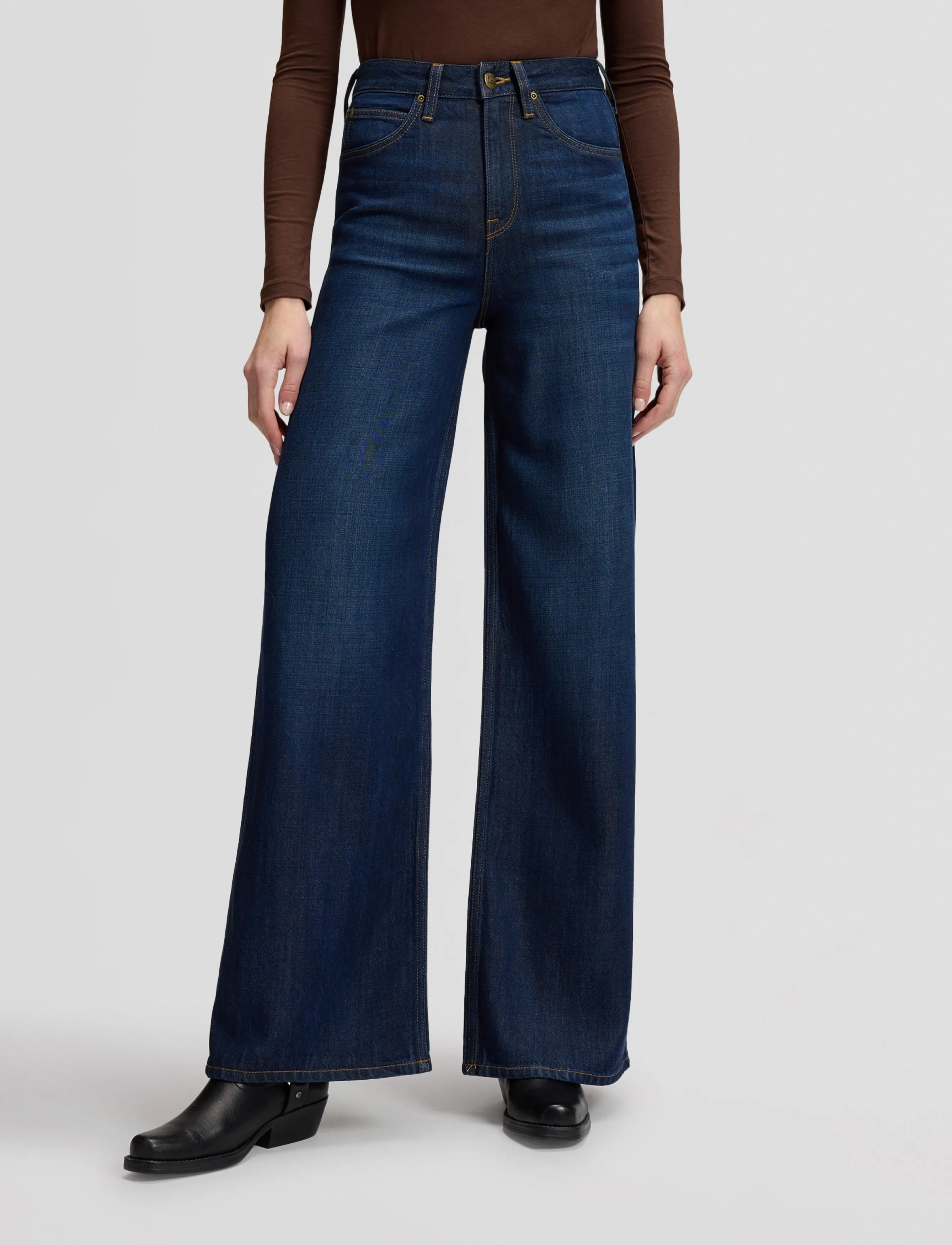 Lee Jeans - STELLA - laia säärega teksad - dark navy - 3
