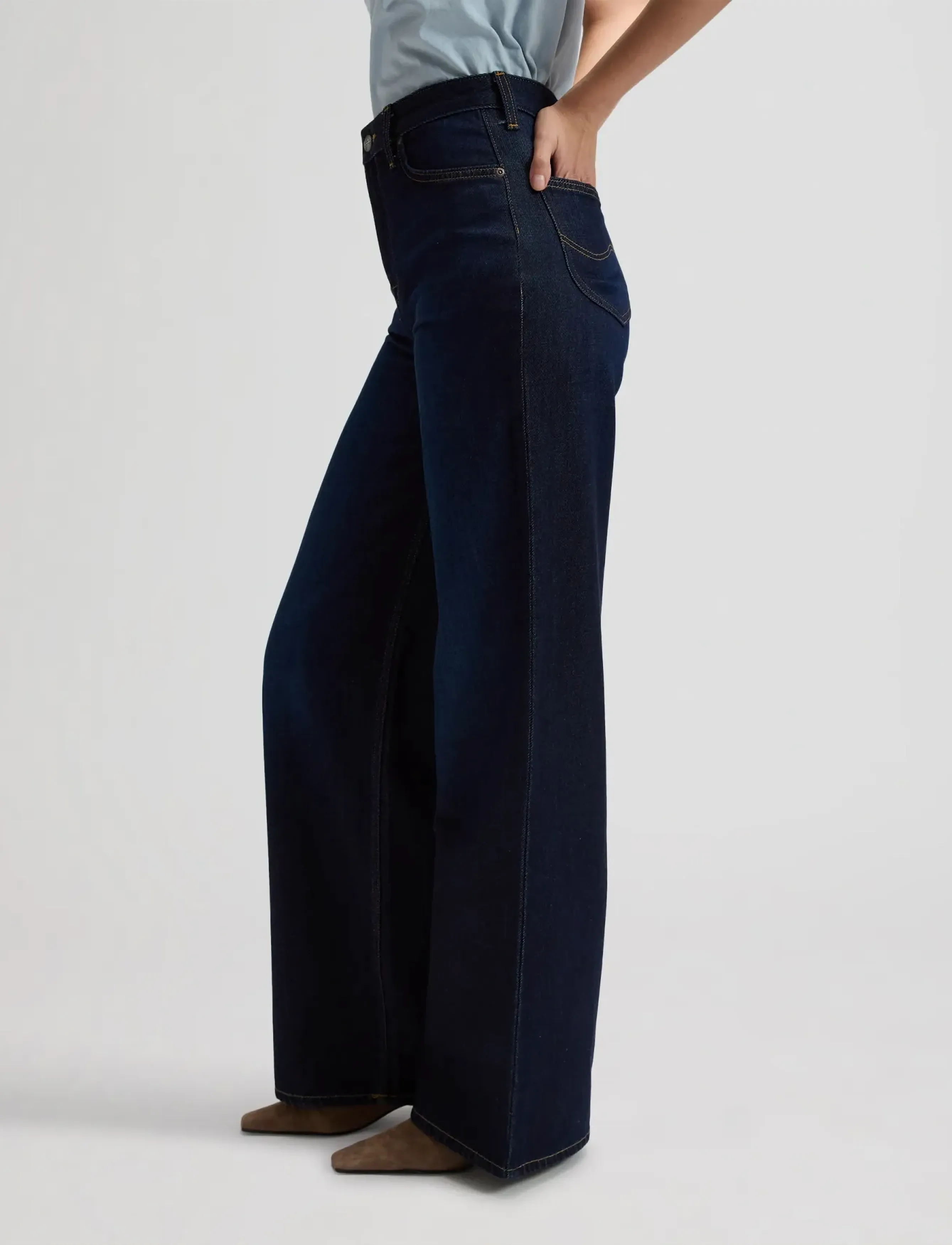 Lee Jeans - STELLA - hosen mit weitem bein - dreaming in denim - 4