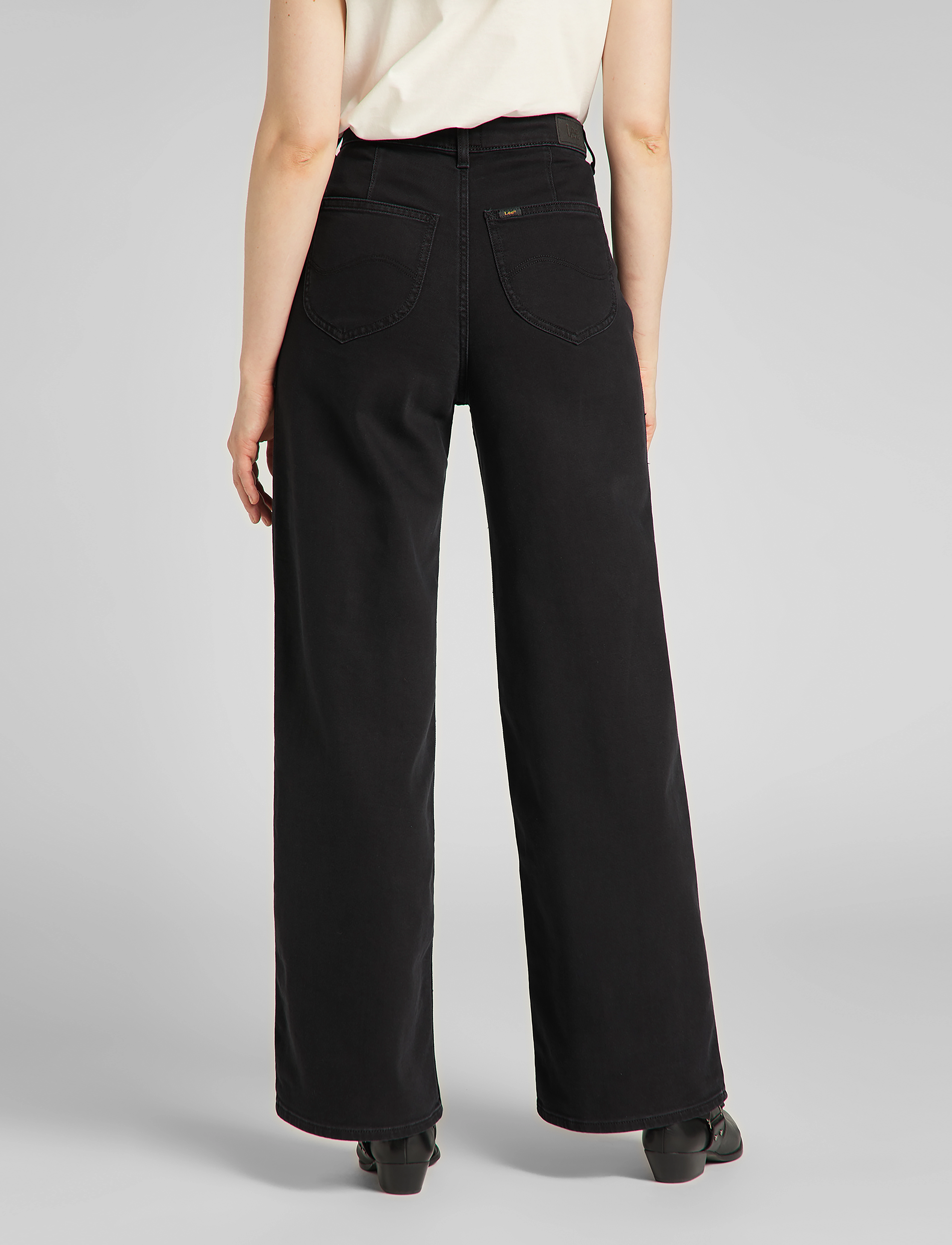 Lee Jeans - STELLA A LINE - black parker - 3